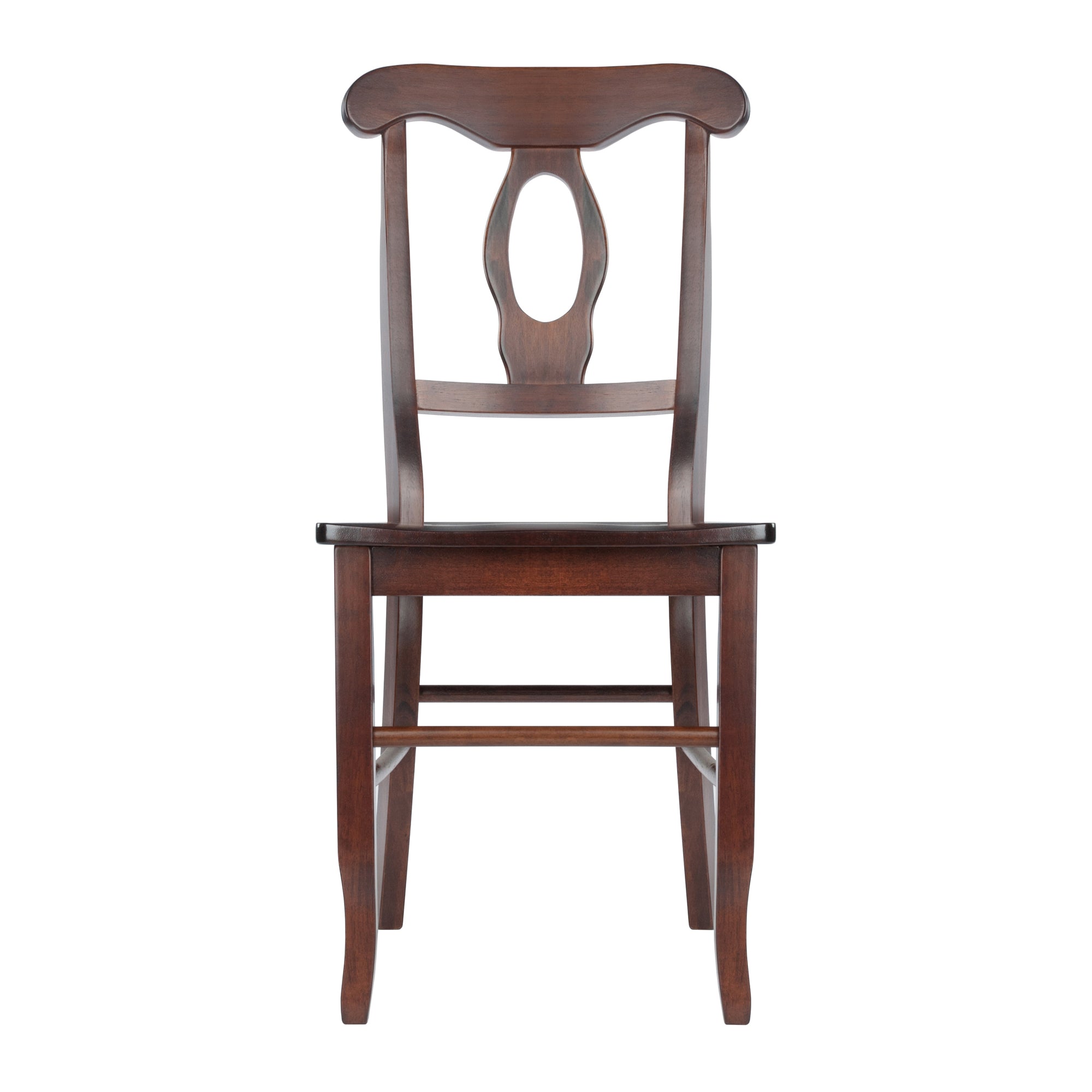 Renaissance 2-Pc Key Hole-back Chair Set, Walnut
