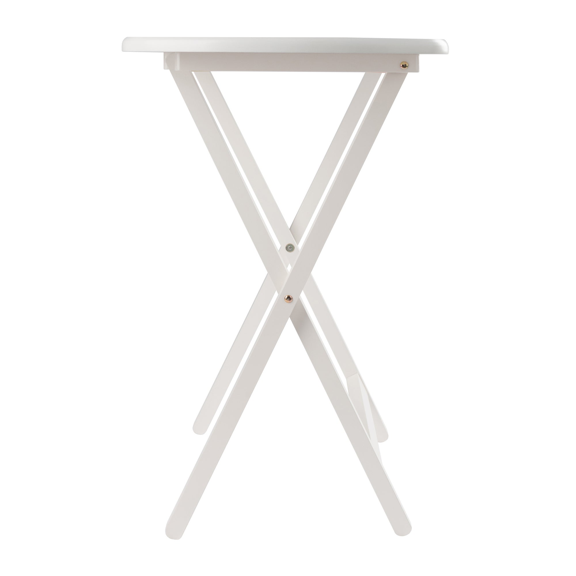 Corbett 5-Pc Oversized Snack Table Set, White