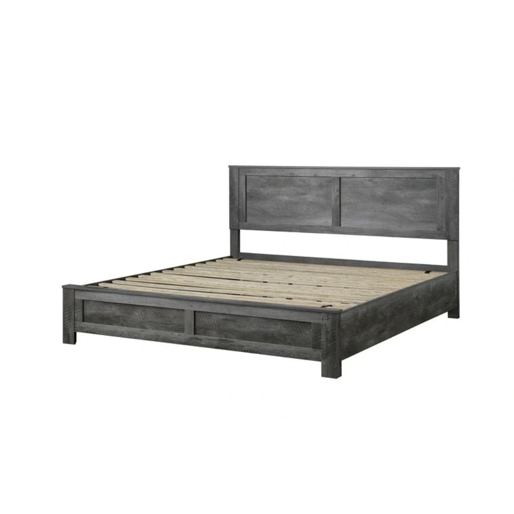 Vidalia Queen Bed, Rustic Gray Oak