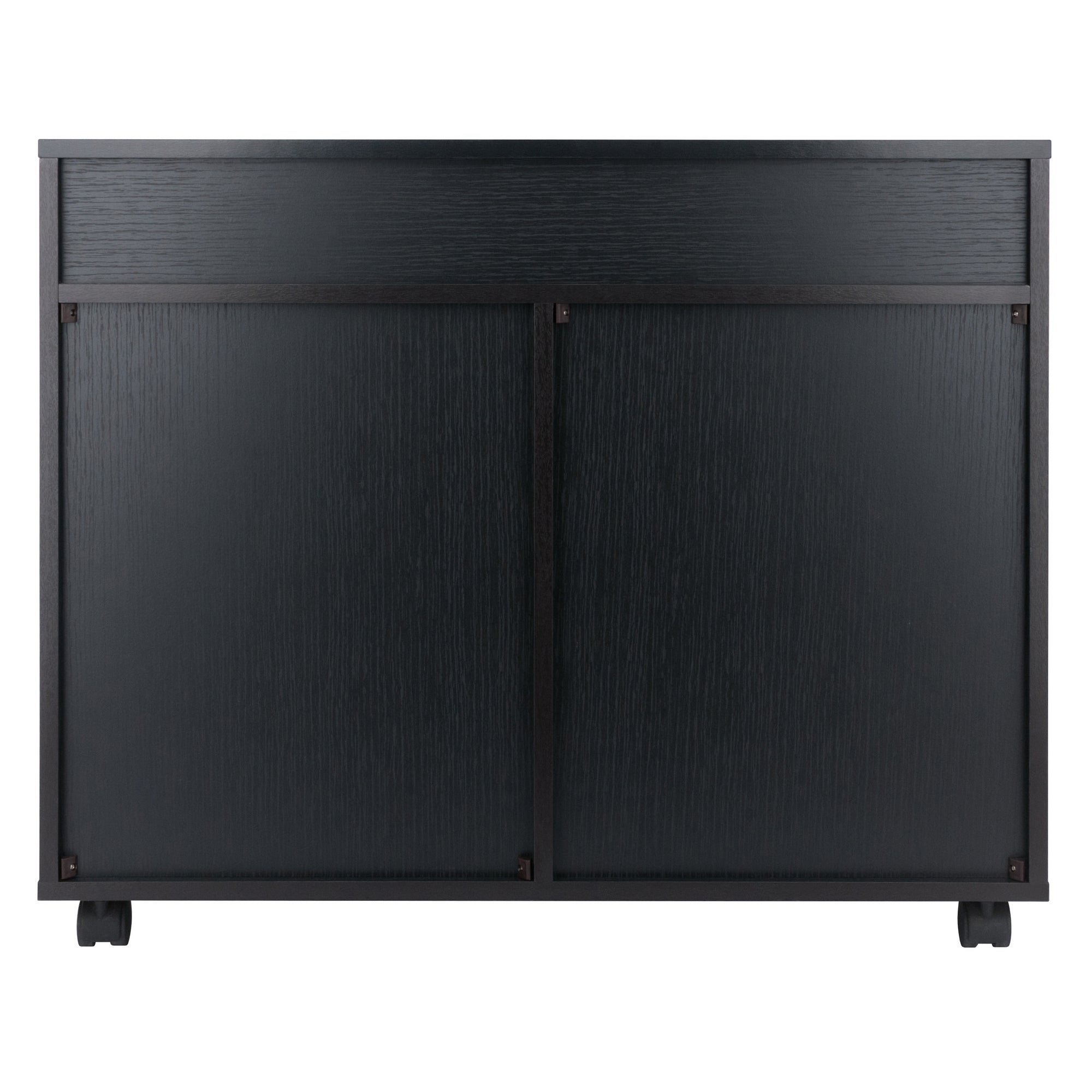 Halifax 5-Drawer Multi-Storage Mobile Cabinet, Black