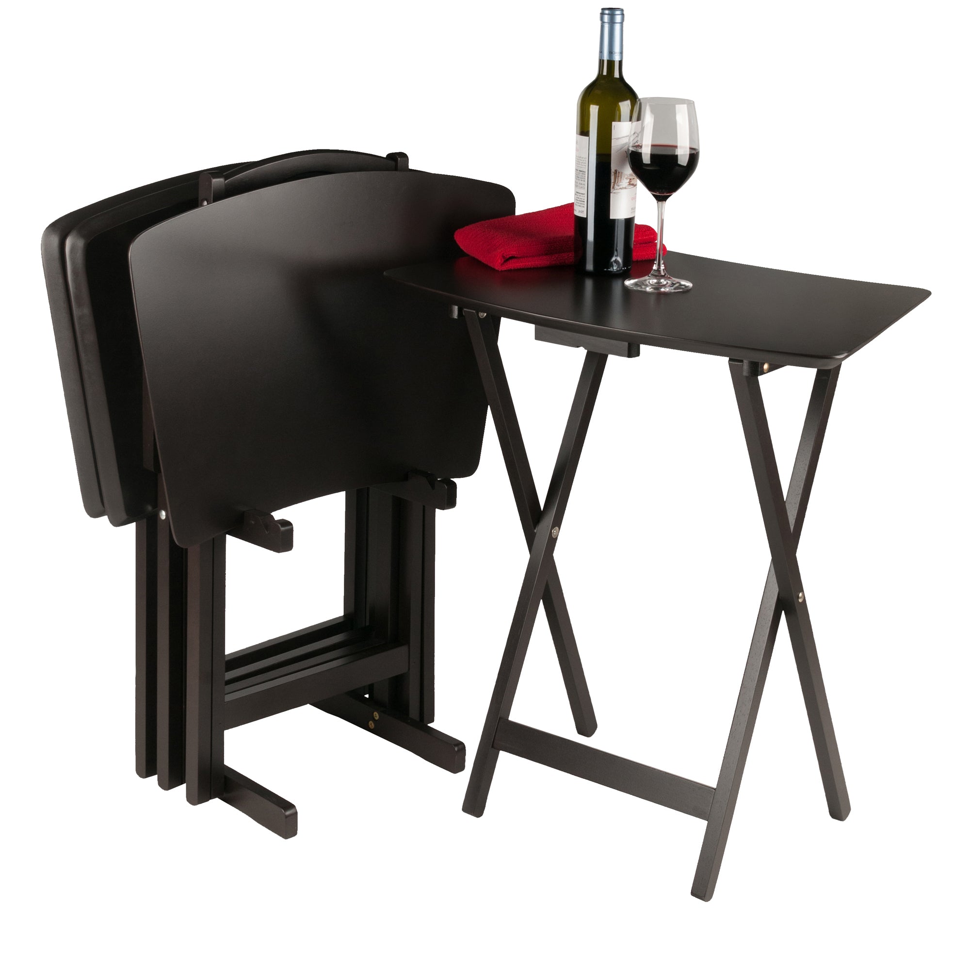 Anila 5-Pc Snack Table Set, Coffee
