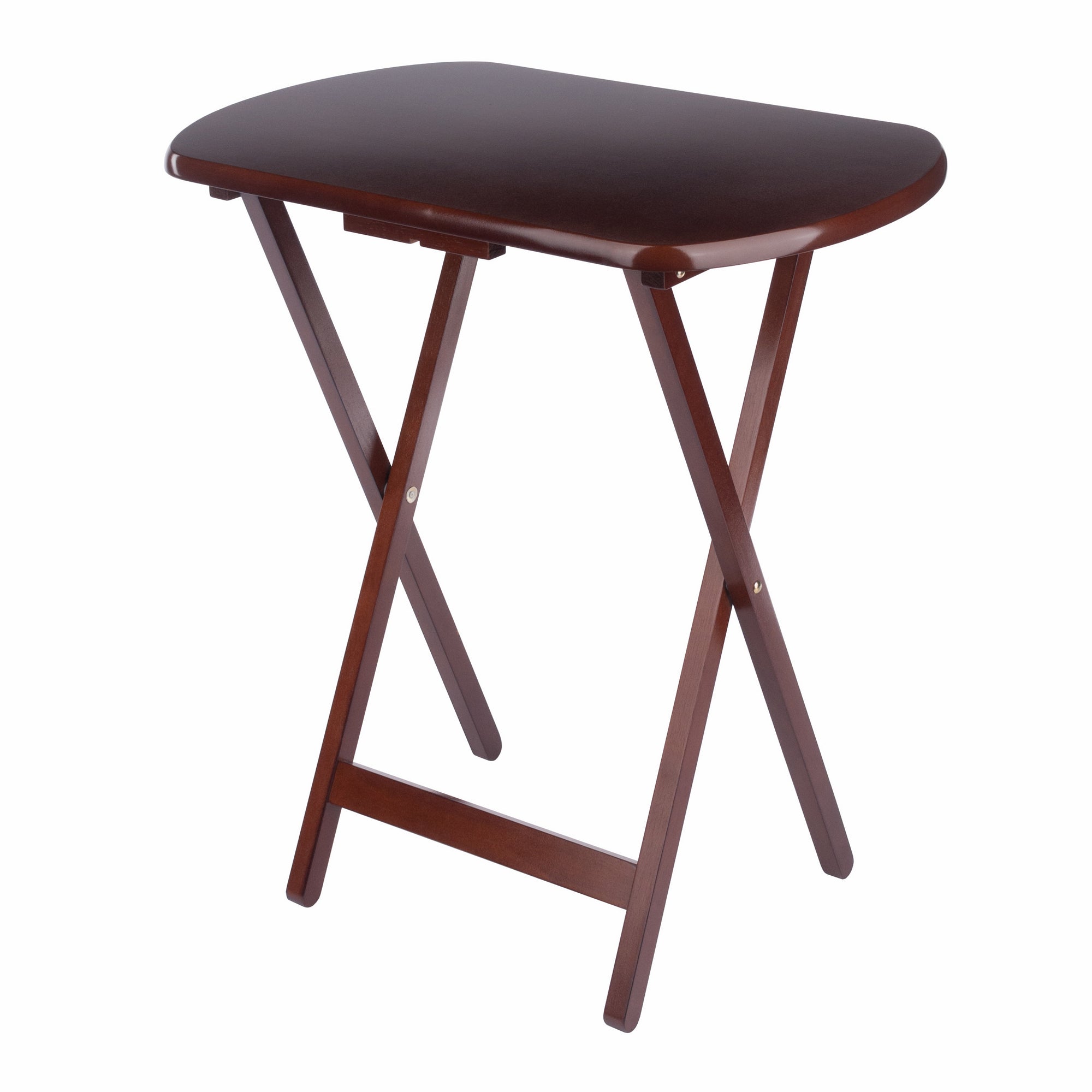 Corbett 2-Pc Oversized Snack Tables, Walnut