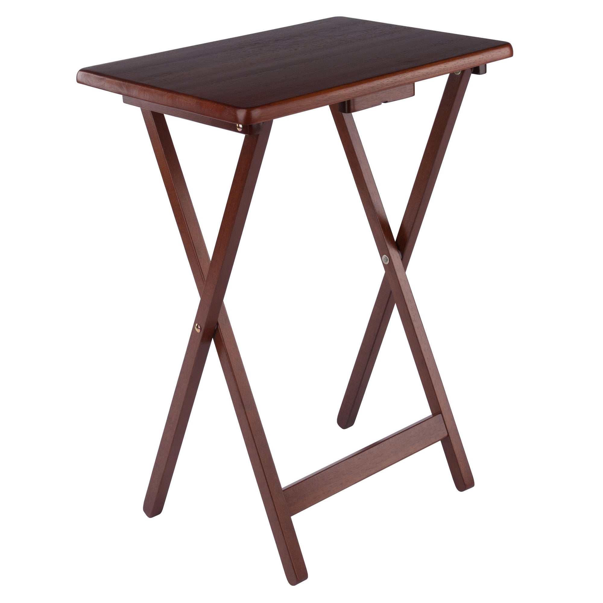 Alex 2-Pc Snack Tables, Walnut