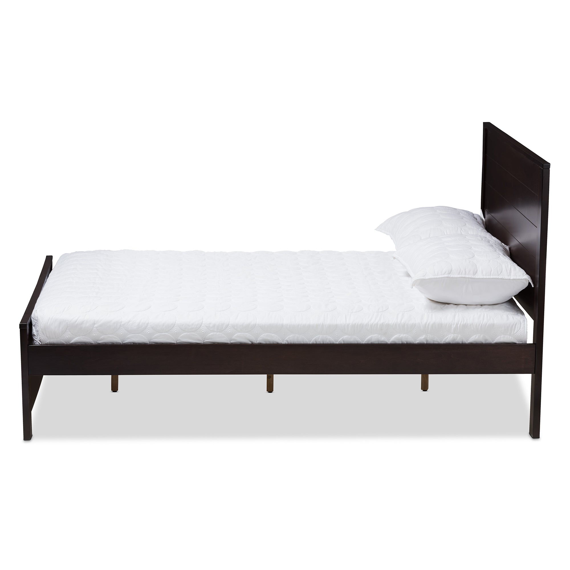 Catalina Classic Mission Style Dark Brown-Finished Wood Full Platform Bed