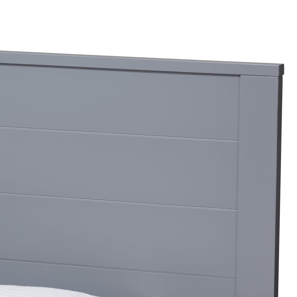 Catalina Classic Mission Grey-Finished Wood Twin Platform Bed With Trundle