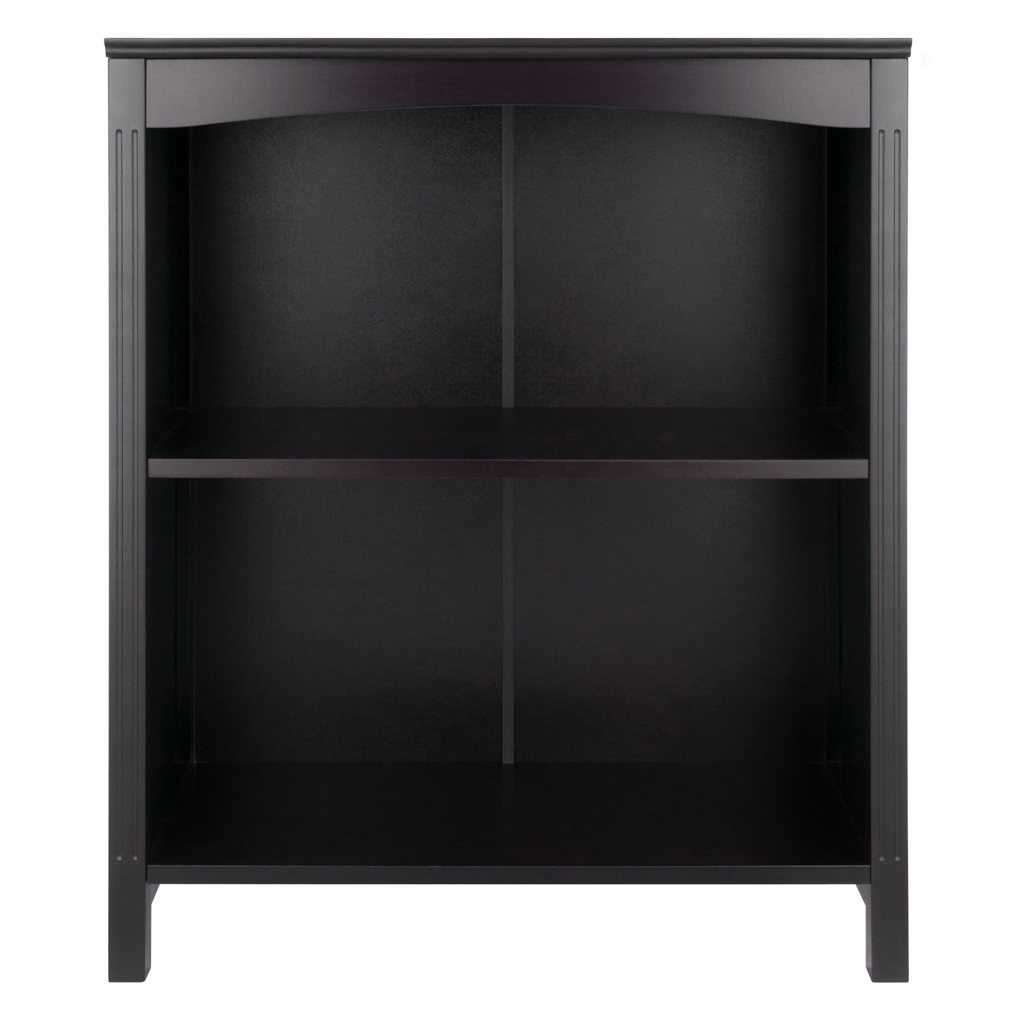 Terrace 2-Section Bookcase, Shelf, Espresso