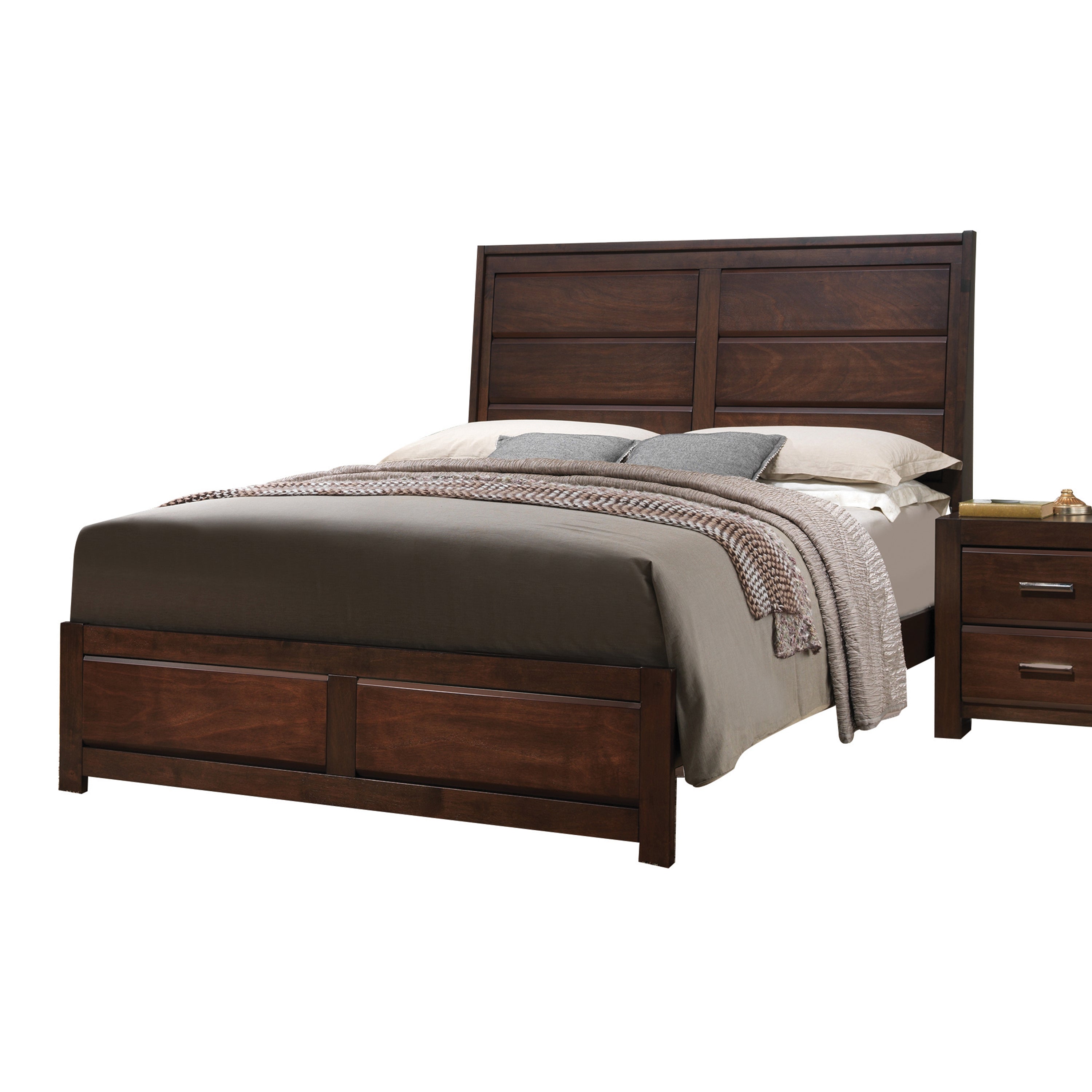 Oberreit Queen Bed, Walnut