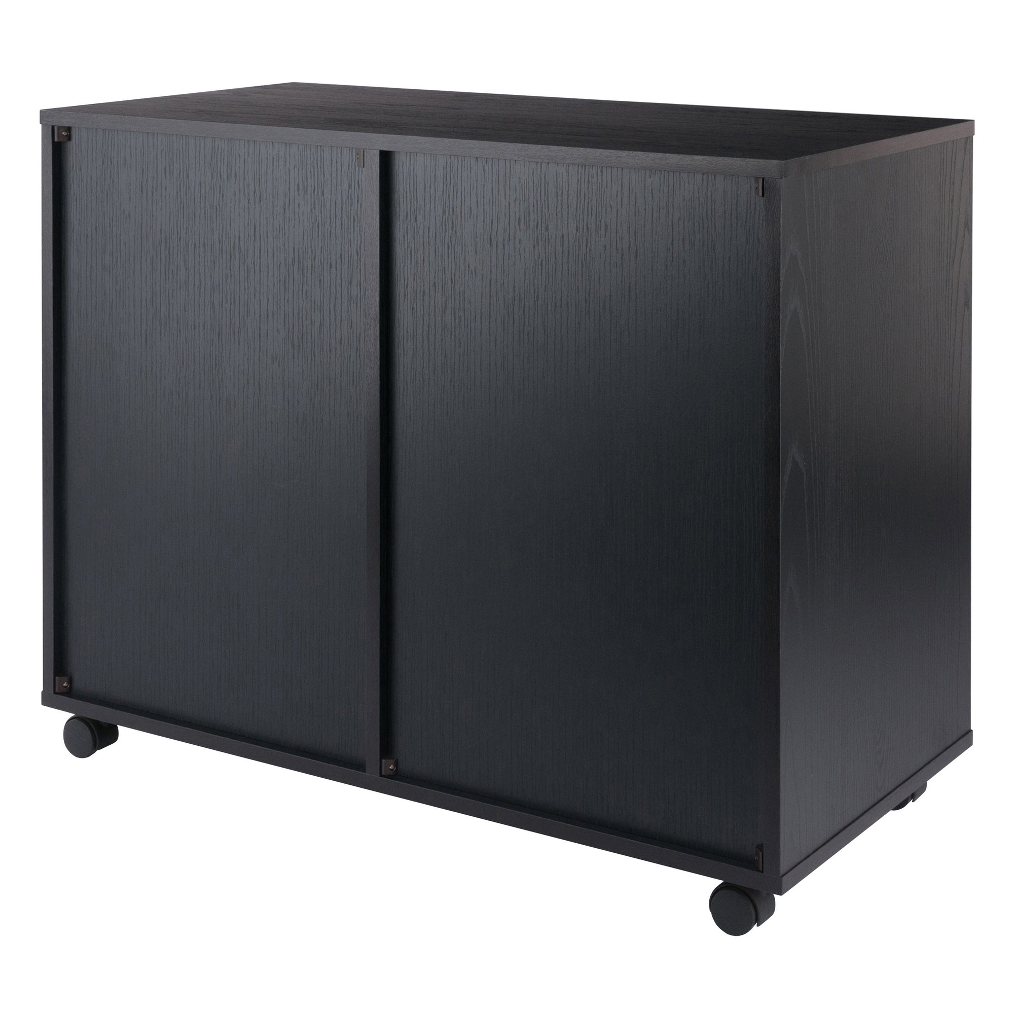 Halifax 6-Drawer Multi-Storage Mobile Cabinet, Black