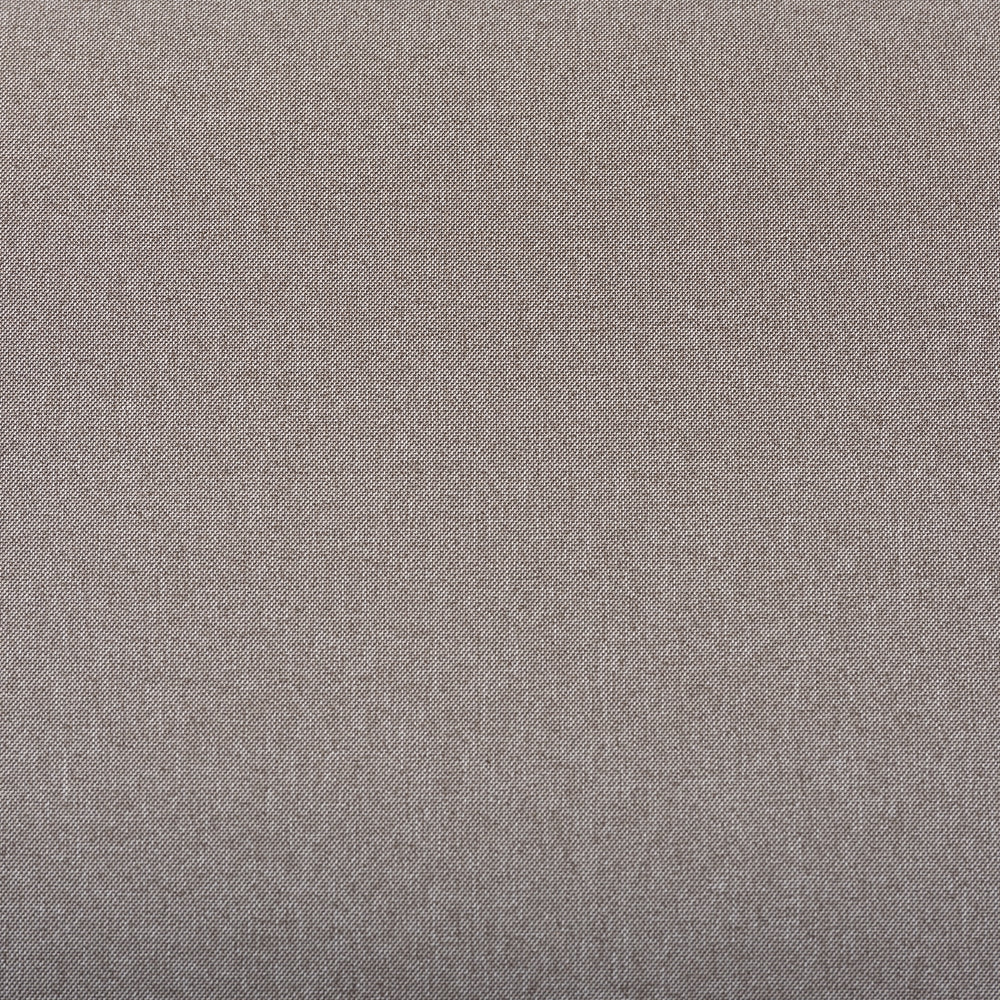 Sandrine Modern and Contemporary Grey Fabric Upholstered Walnut Brown Finished Wood Ottoman