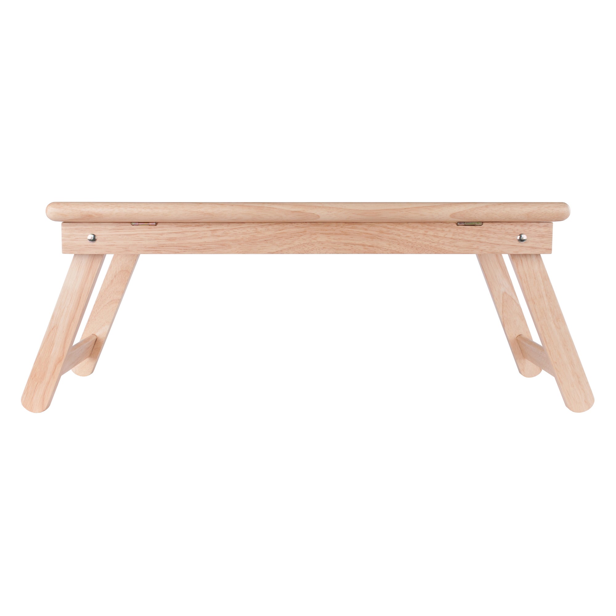 Arlo Breakfast Tray with Flip Top, Natural and White