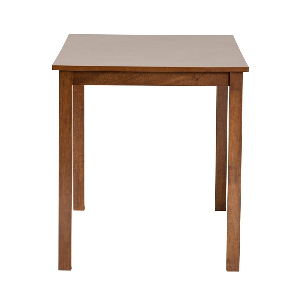 Eveline Modern Walnut Brown Finished Wood 43-Inch Dining Table