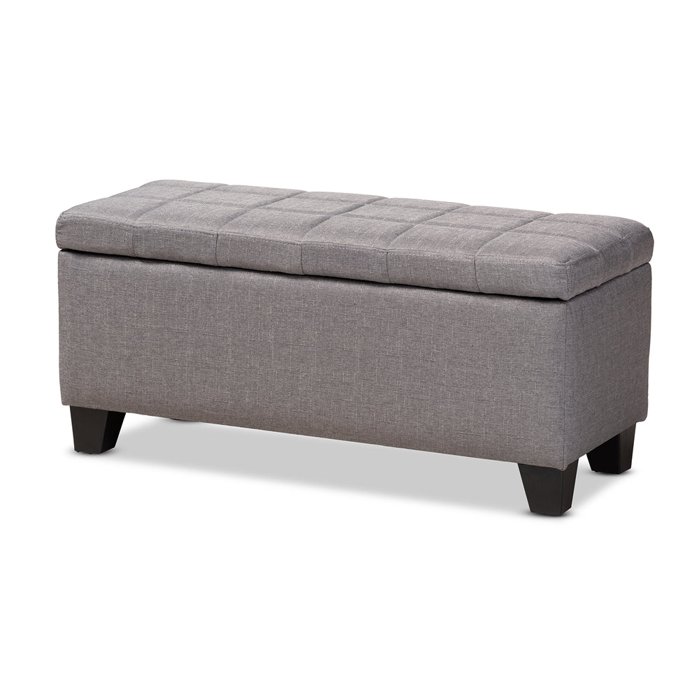 Fera Modern and Contemporary Fabric Upholstered Storage Ottoman