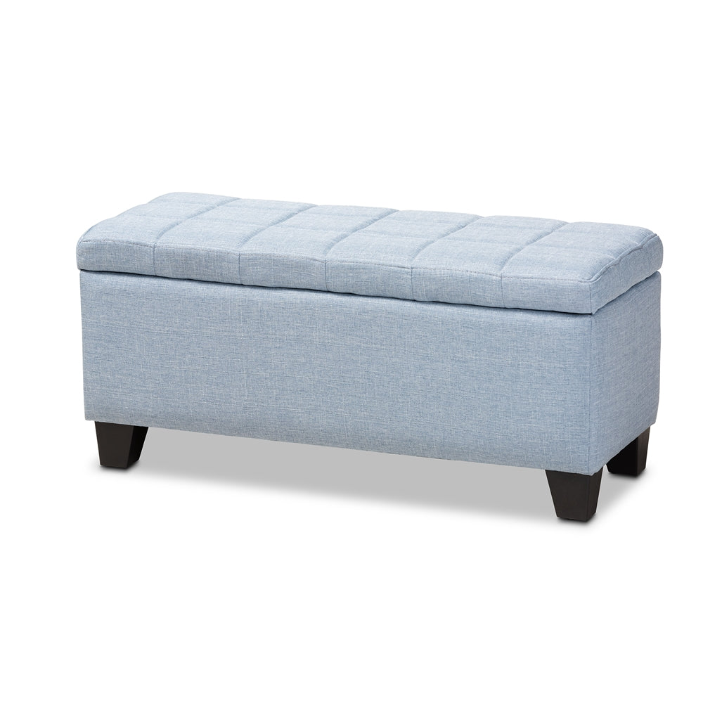 Fera Modern and Contemporary Fabric Upholstered Storage Ottoman