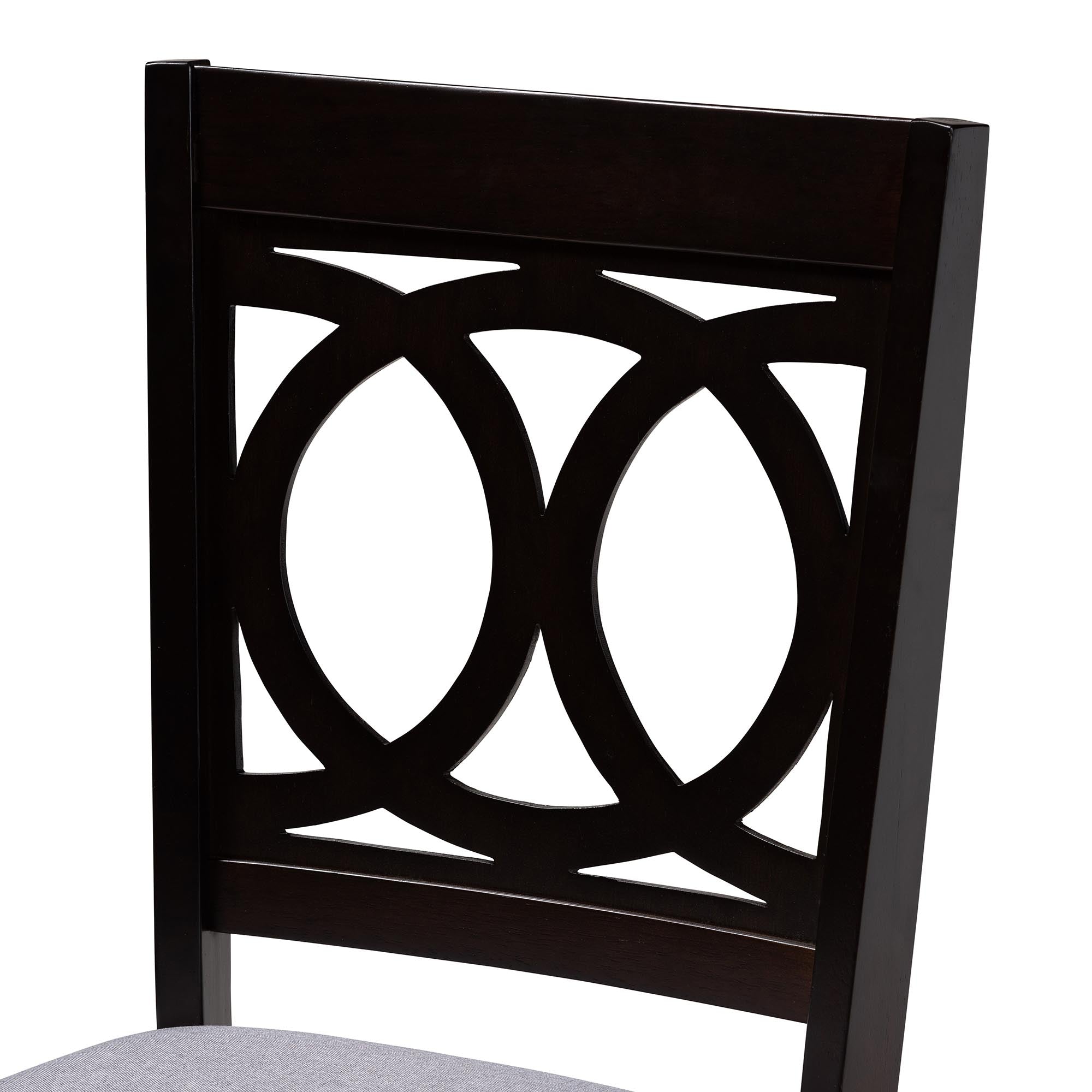 Rita Modern Grey and Dark Brown Finished Wood 5-Piece Dining Set