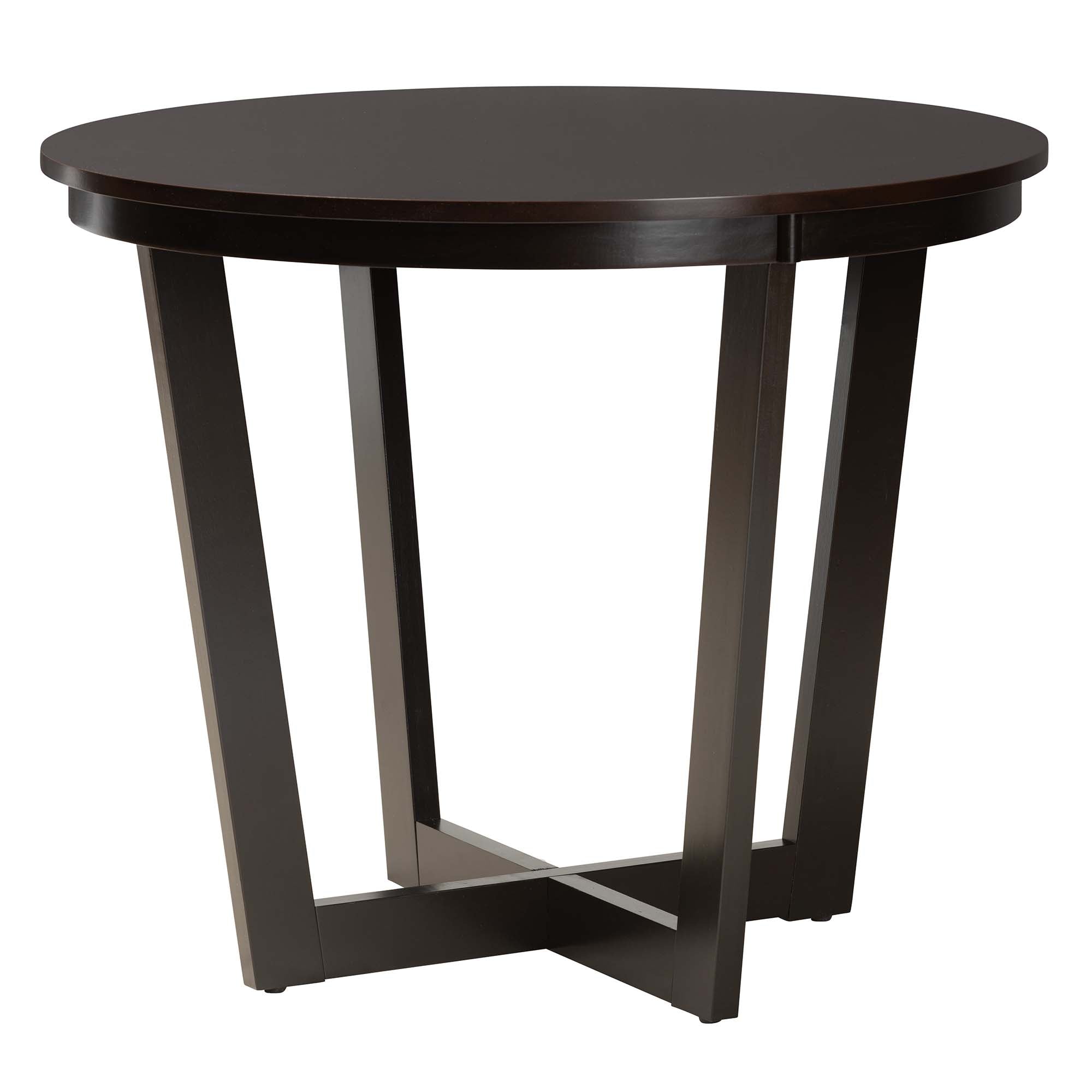 Estelle Modern Beige Fabric and Dark Brown Finished Wood 5-Piece Dining Set