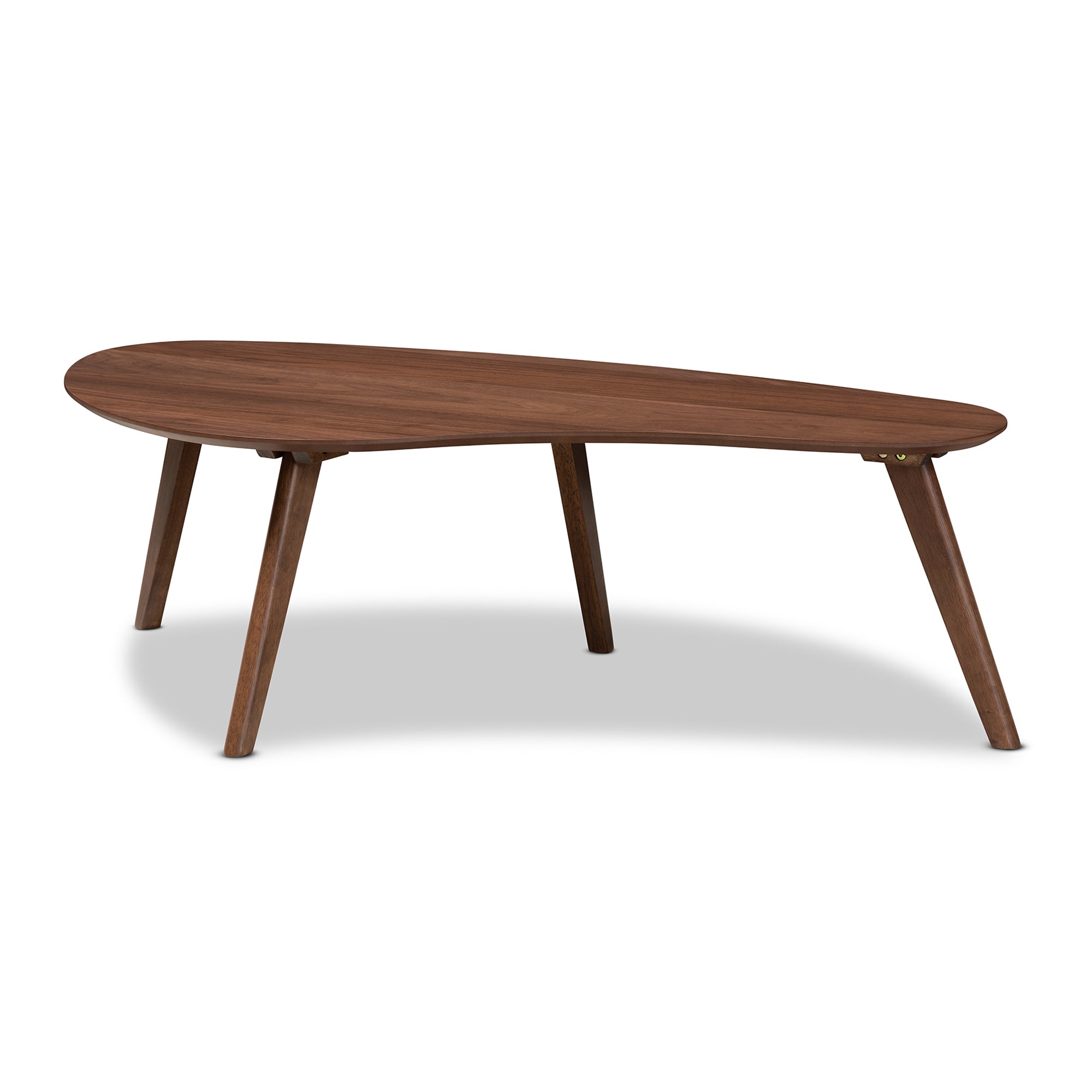 Scarlette Mid-Century Modern Walnut Finished Coffee Table