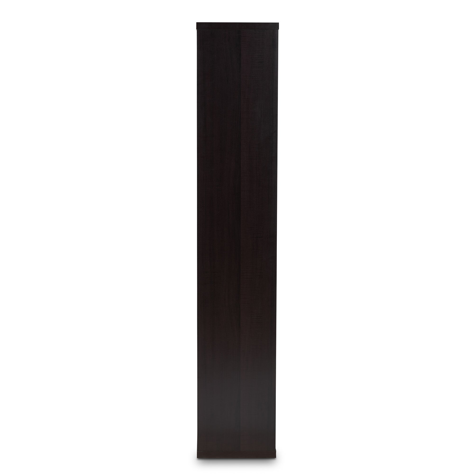 Janne Modern and Contemporary Dark Brown Finished 8-Cube Multipurpose Storage Shelf