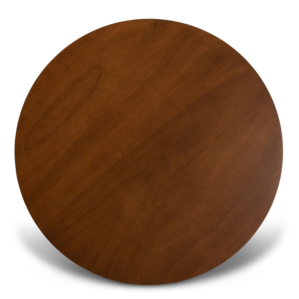 Sandra Modern and Contemporary Grey Fabric Upholstered and Walnut Brown Finished Wood 5-Piece Dining Set