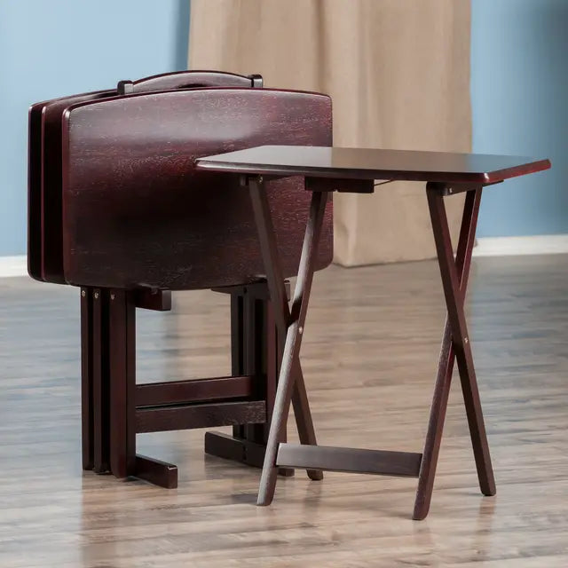 Dylan 5-Pc Oversized Snack Table Set, Espresso