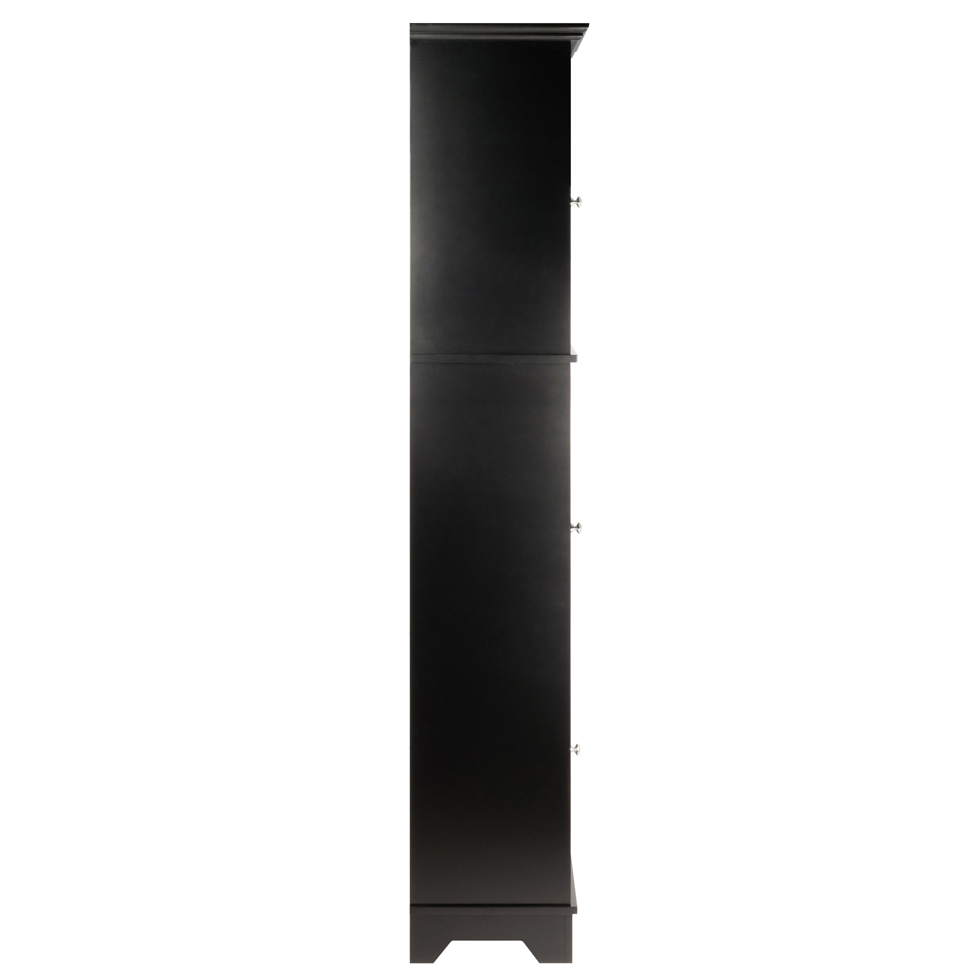 Alps Tall Storage Cabinet, Black