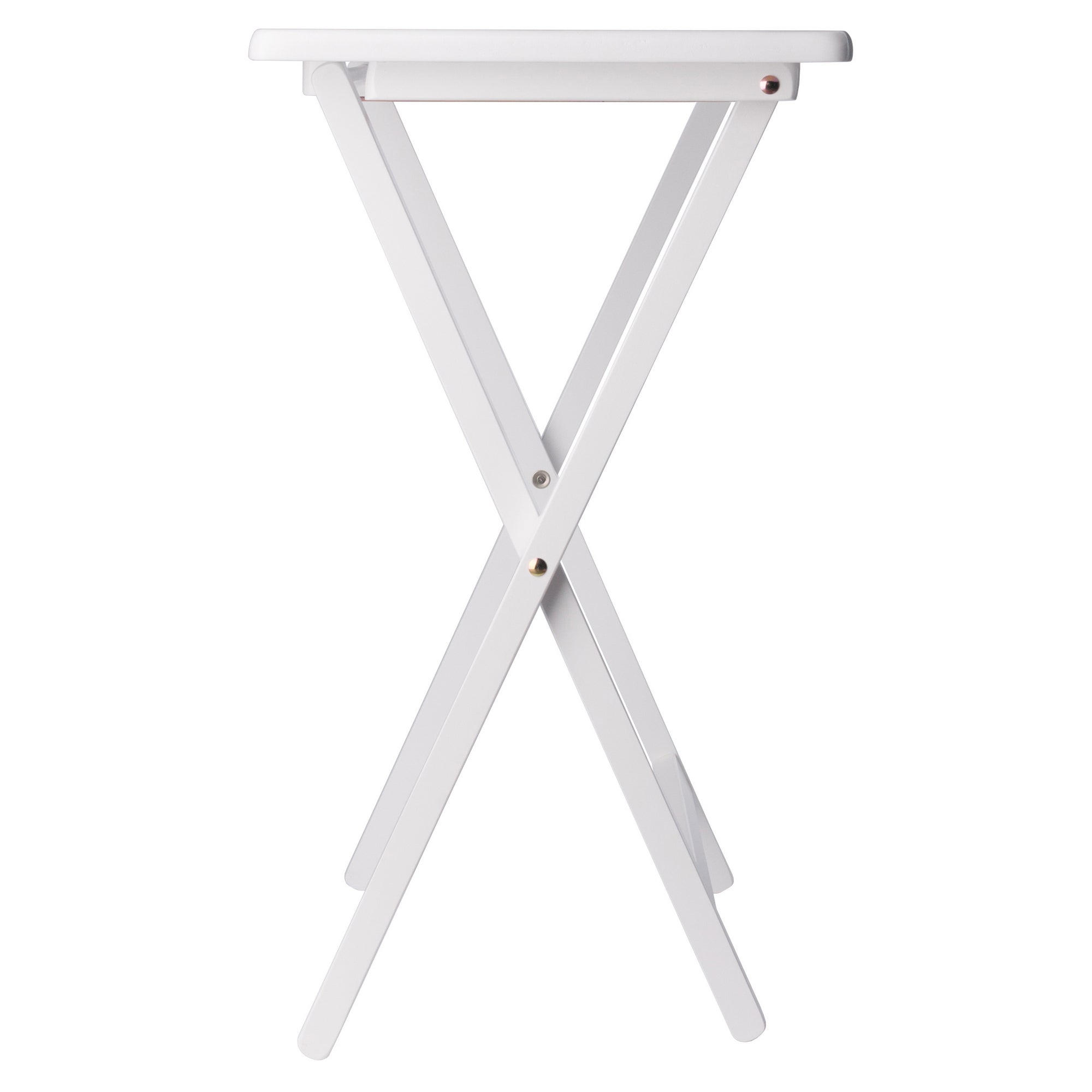 Alex 2-Pc Snack Tables, White