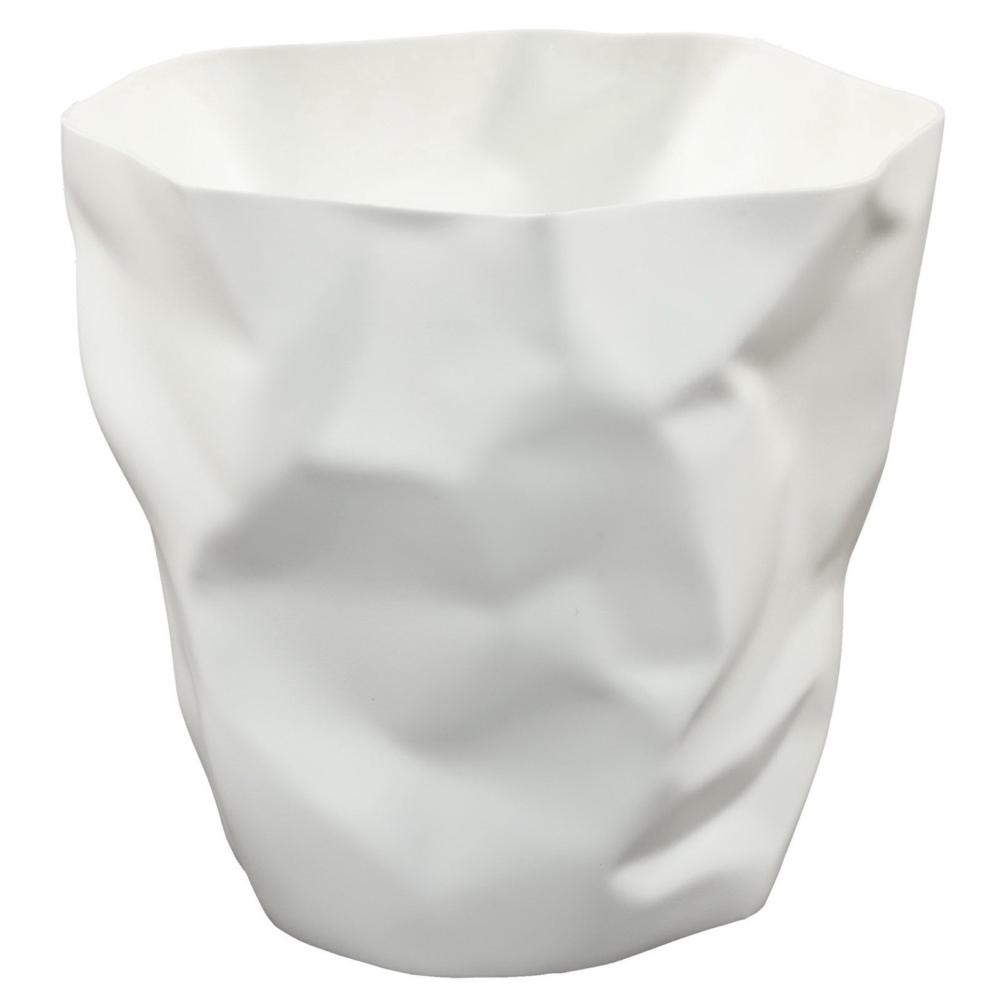 Lava Trash Bin, White