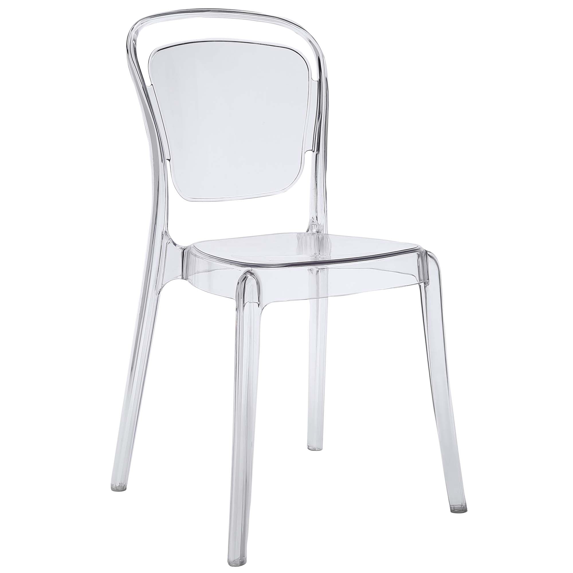 Entreat Dining Side Chair, Clear
