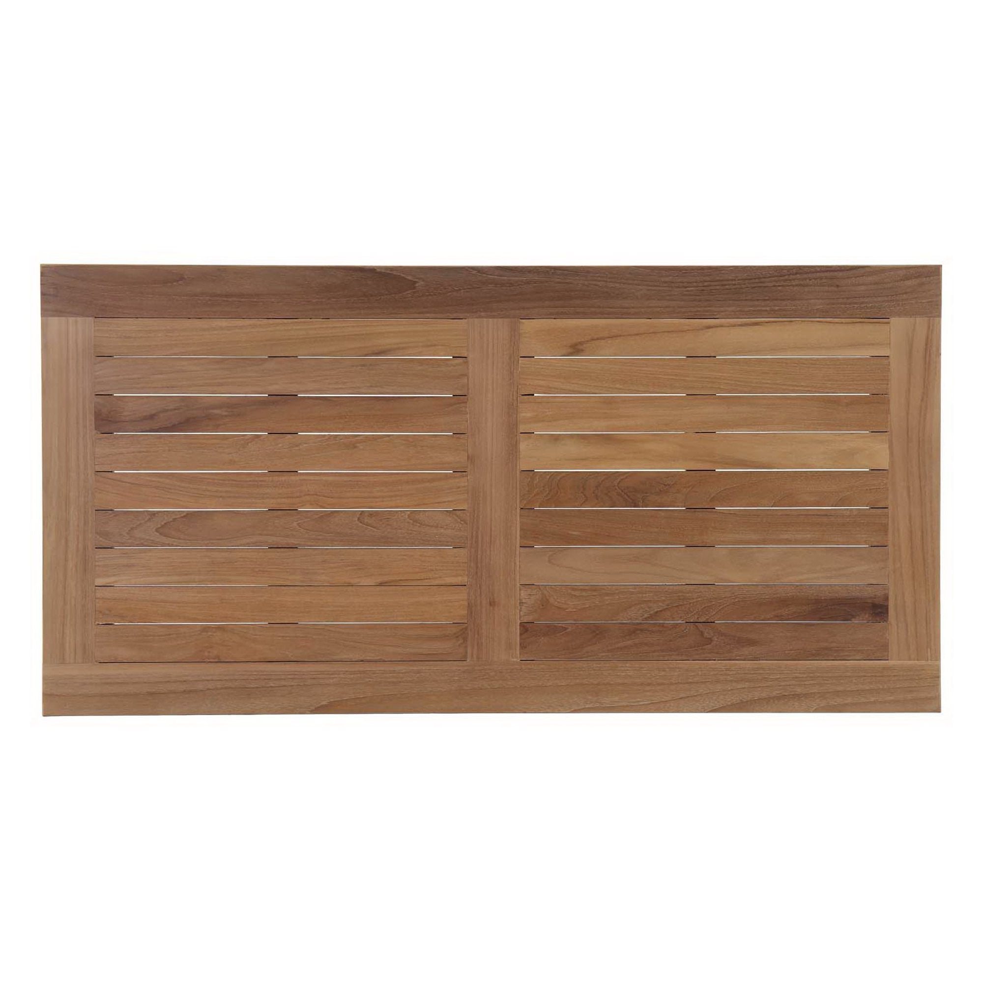 Marina Outdoor Patio Teak Rectangle Coffee Table, Natural
