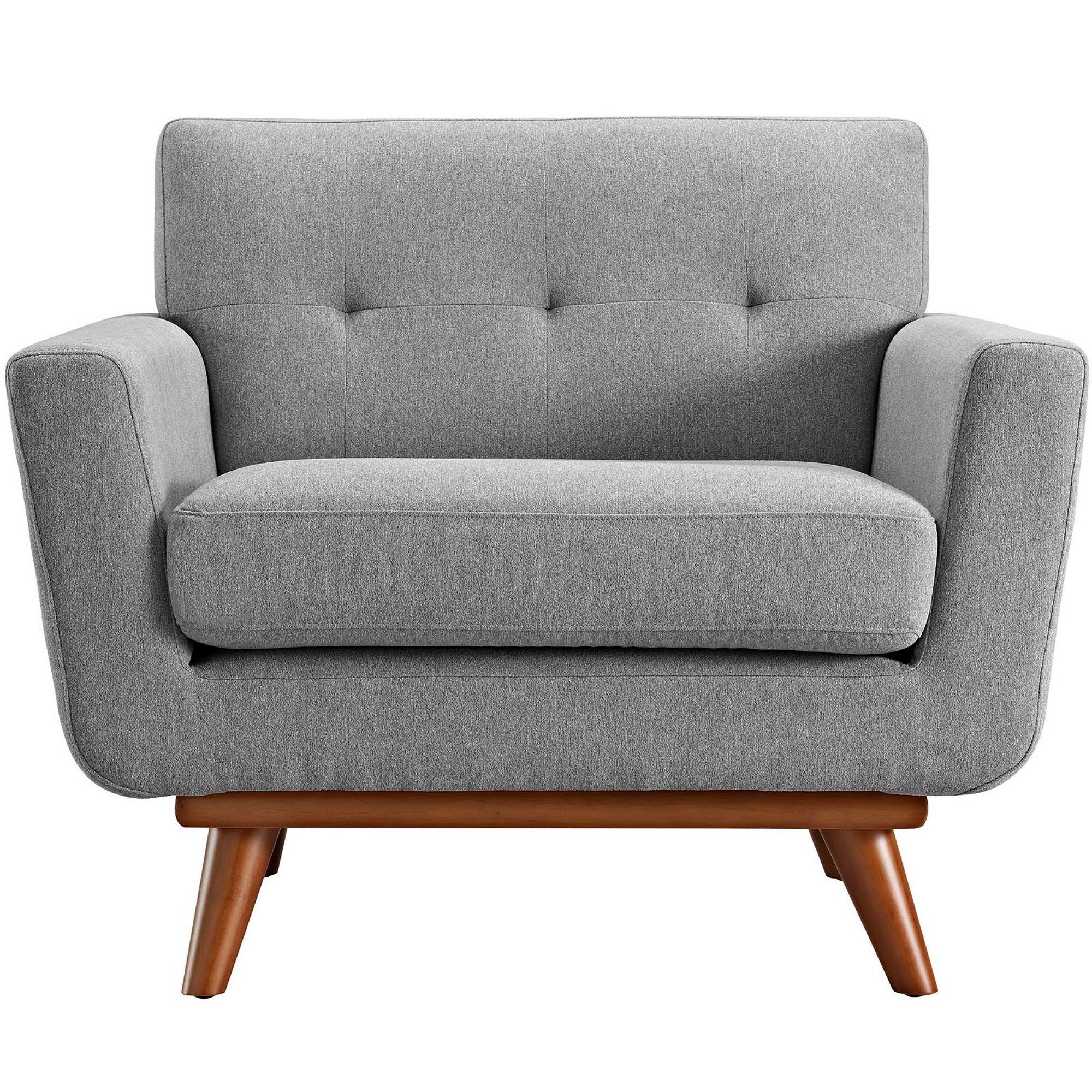 Engage Upholstered Fabric Armchair, Expectation Gray