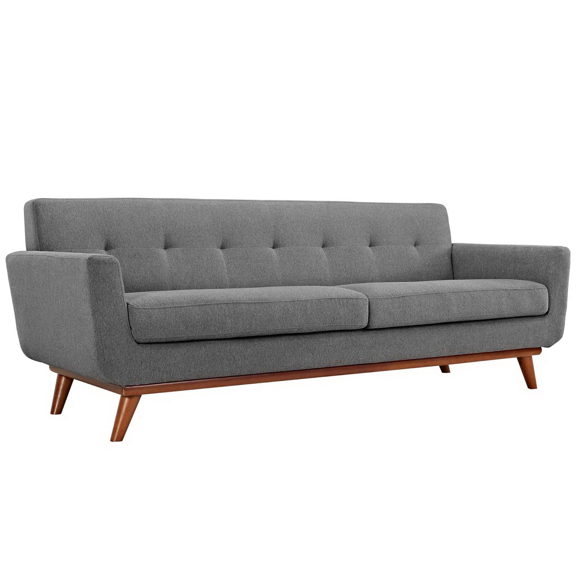Engage Upholstered Fabric Sofa, Expectation Gray