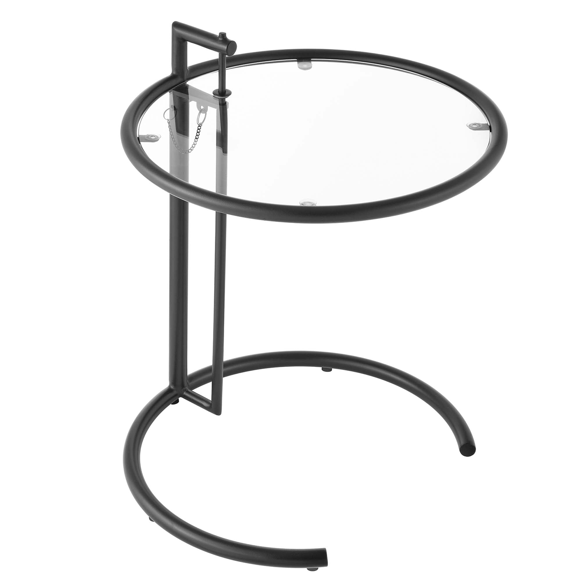 Eileen Gray Metal Side Table, Black