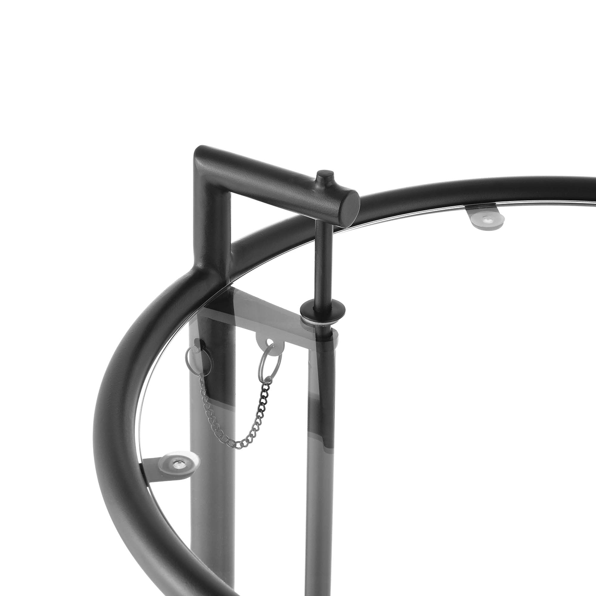 Eileen Gray Metal Side Table, Black