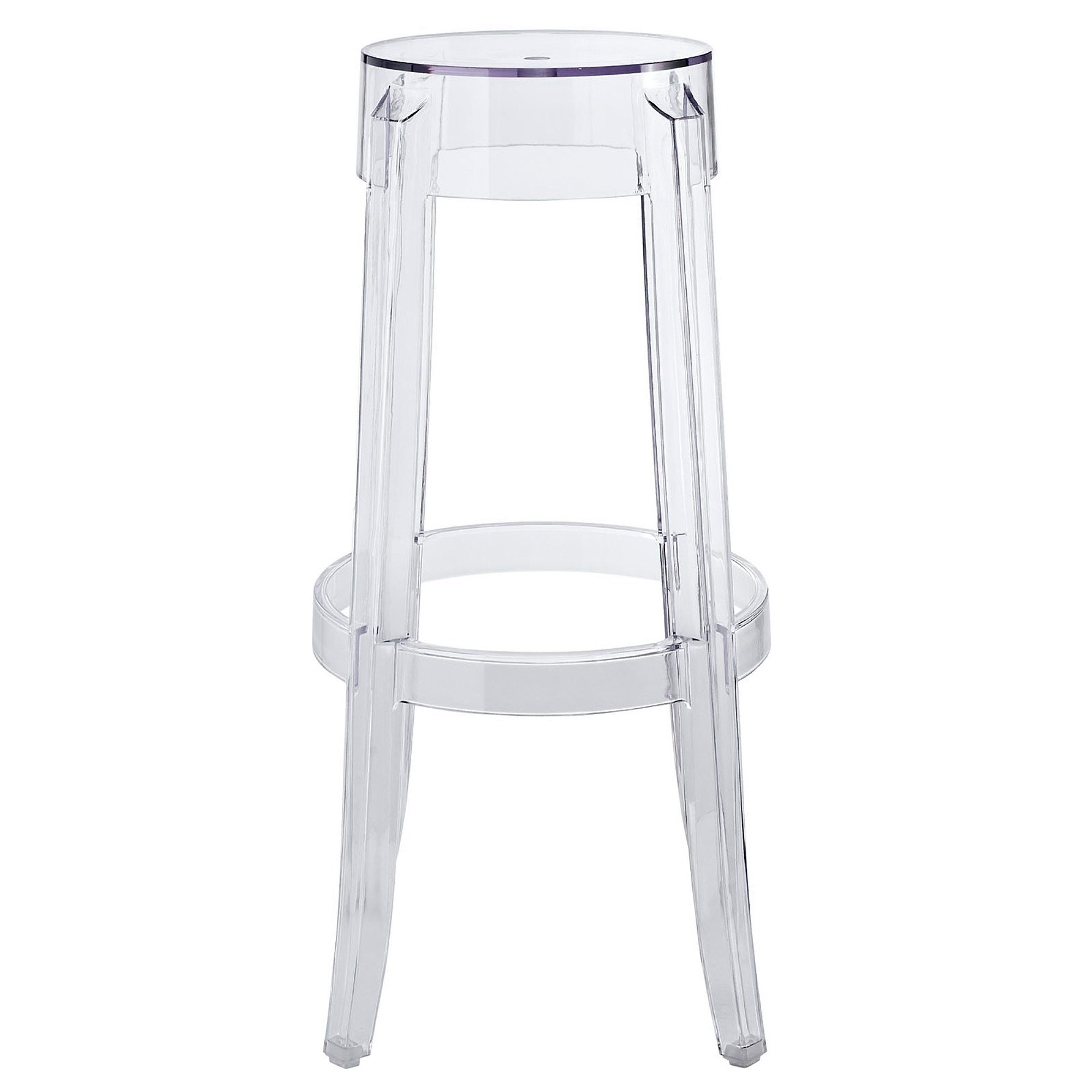 Casper Bar Stool Set of 2, Clear