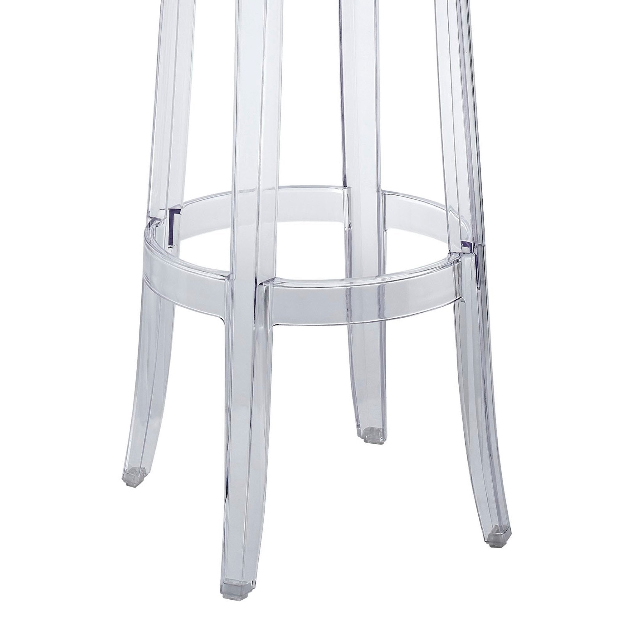 Casper Bar Stool Set of 2, Clear