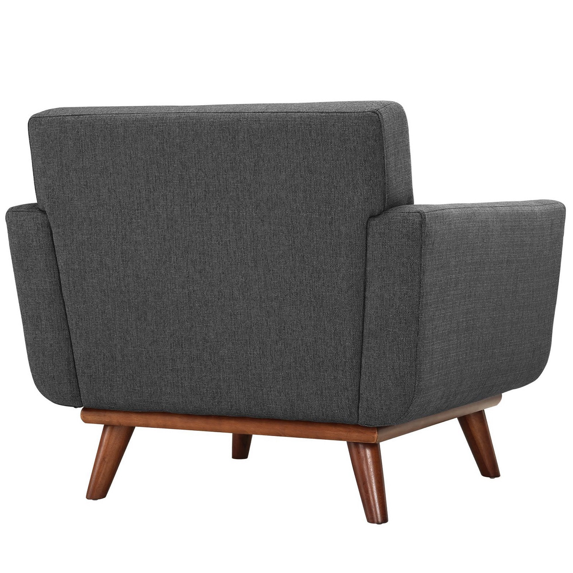 Engage Wood Armchair Set of 2, Gray
