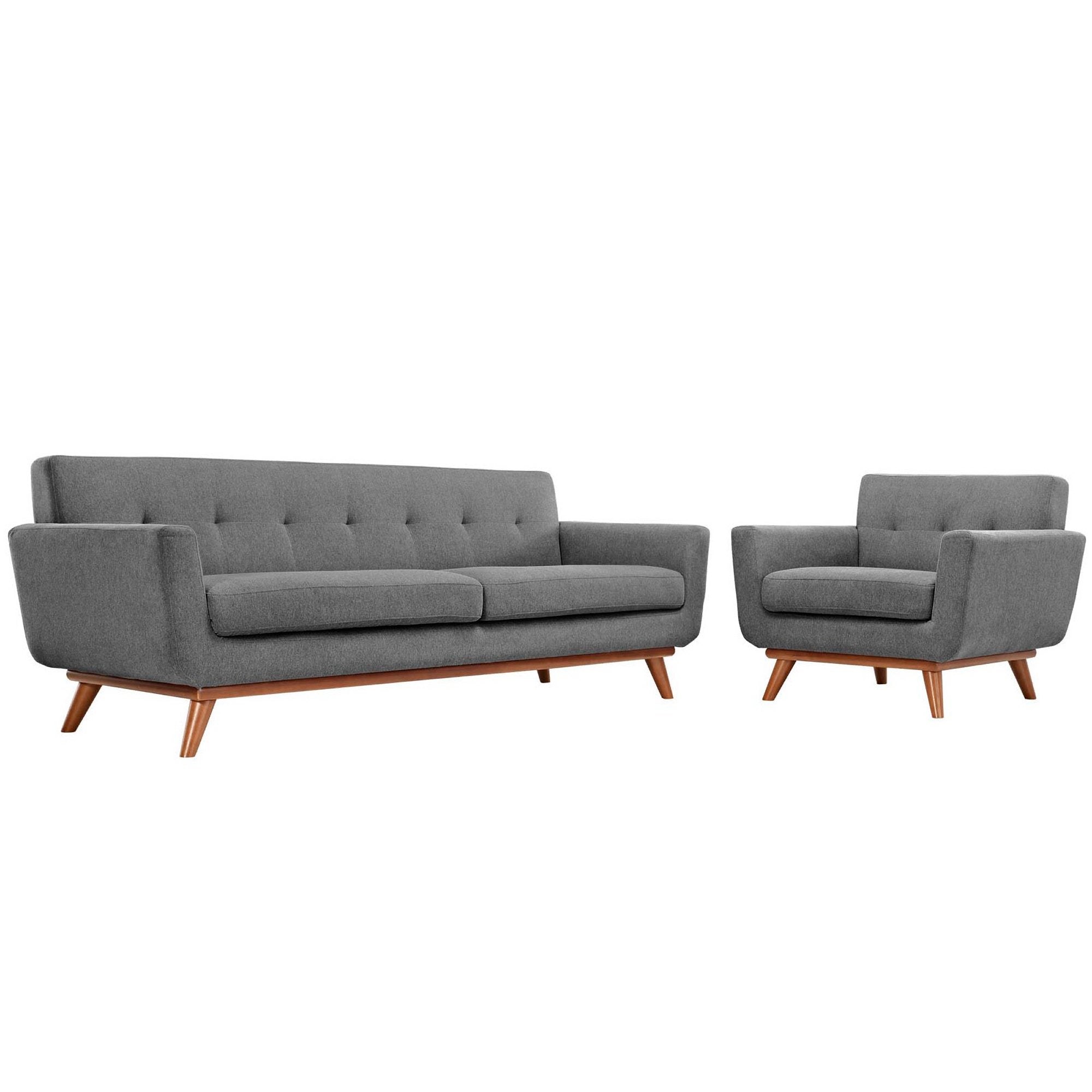 Engage Armchair and Sofa Set of 2, Expectation Gray