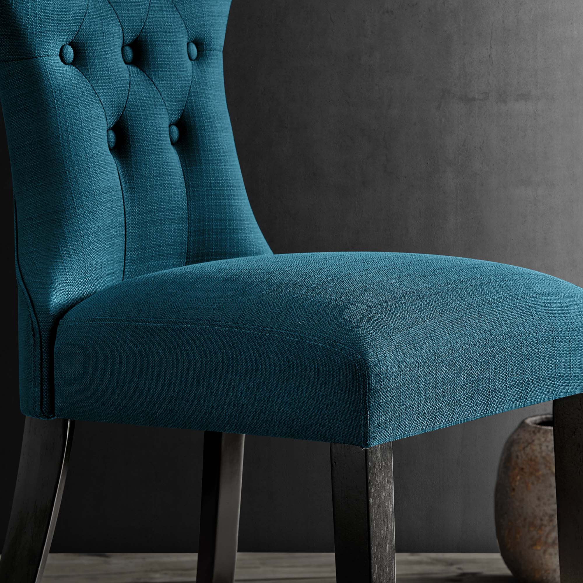Silhouette Dining Side Chair, Azure