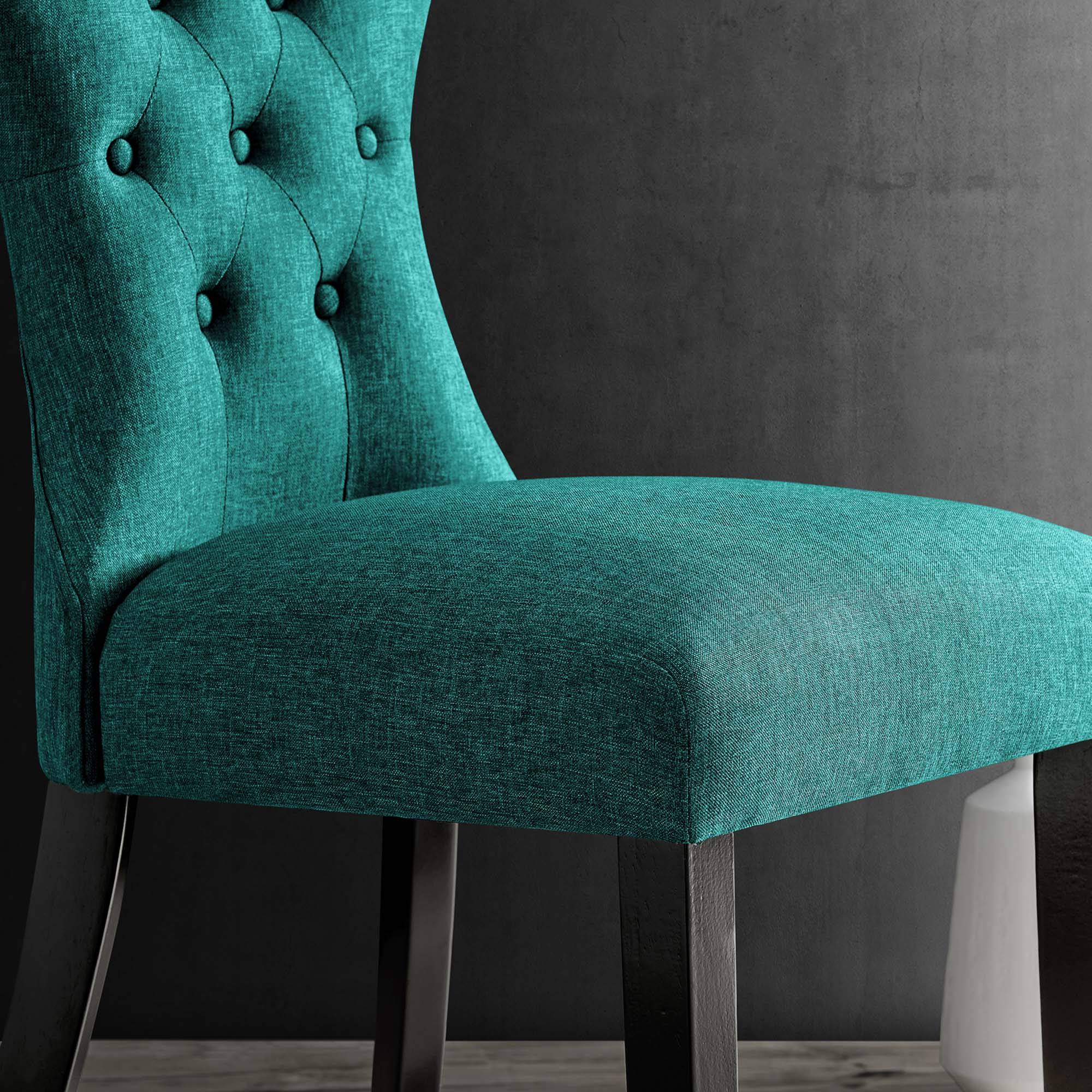 Silhouette Dining Side Chair, Teal