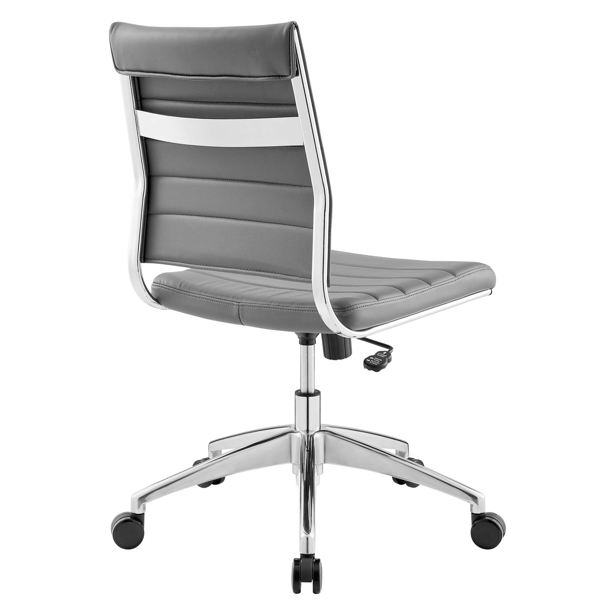 Jive Armless Mid Back Office Chair, Gray