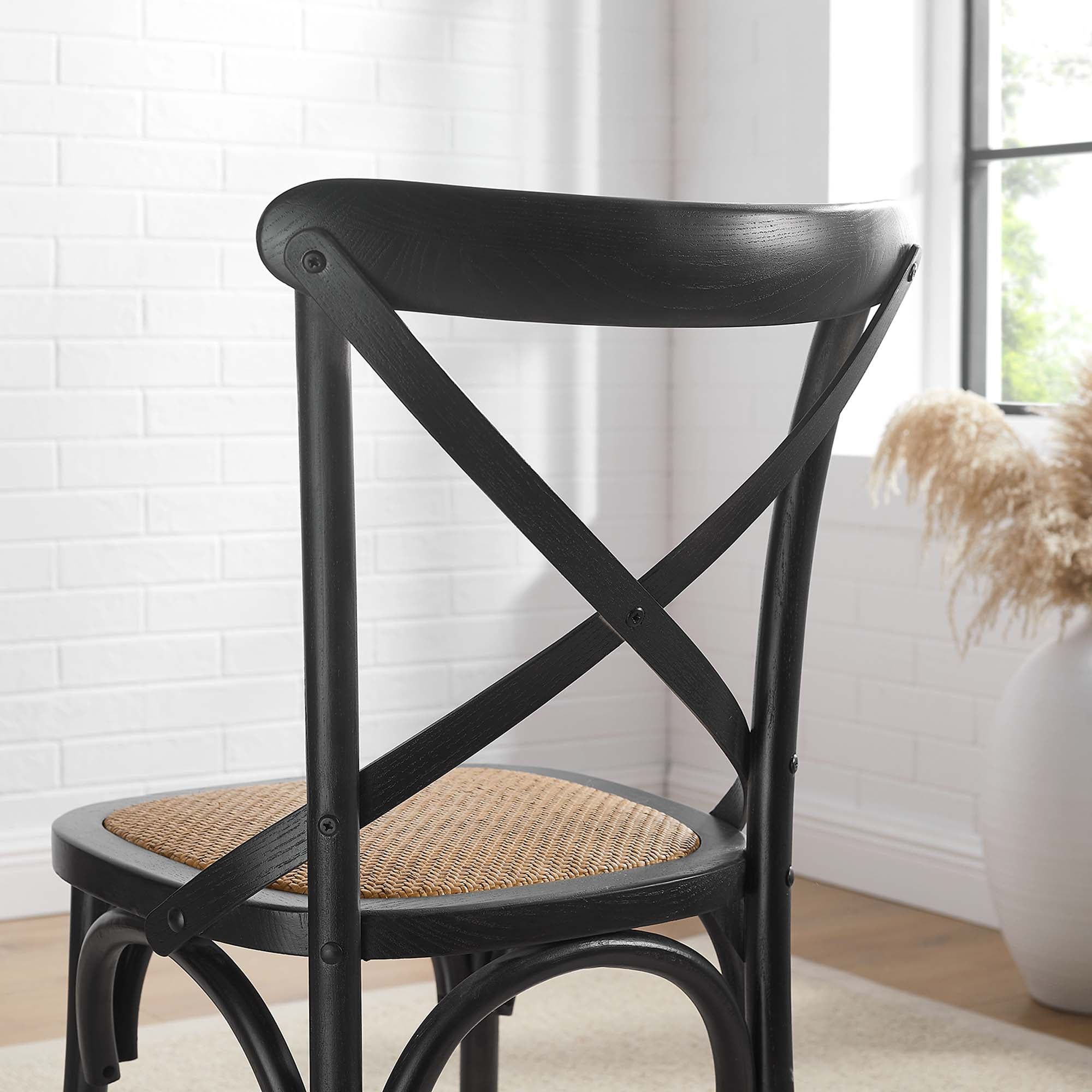 Gear Dining Side Chair, Black
