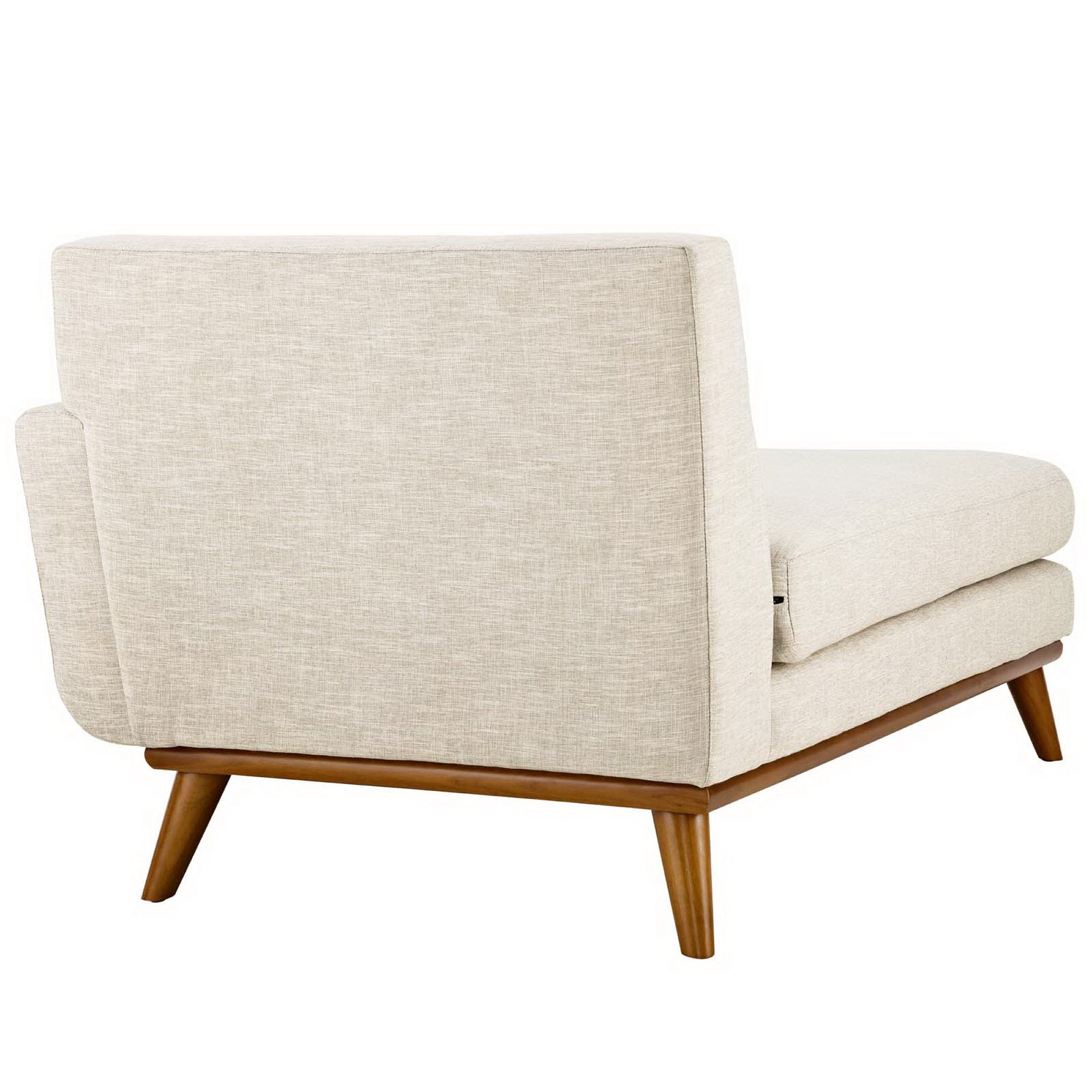 Engage Right-Facing Upholstered Fabric Chaise, Beige