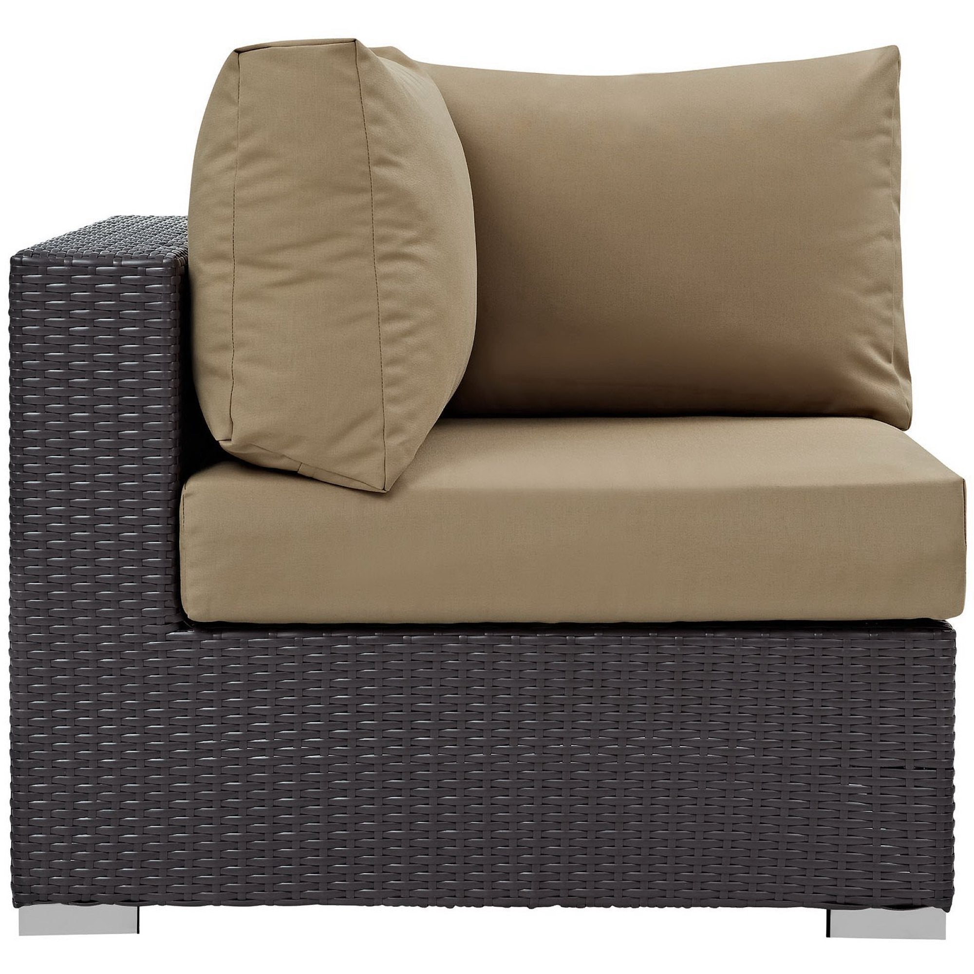 Convene Outdoor Patio Corner, Espresso Mocha