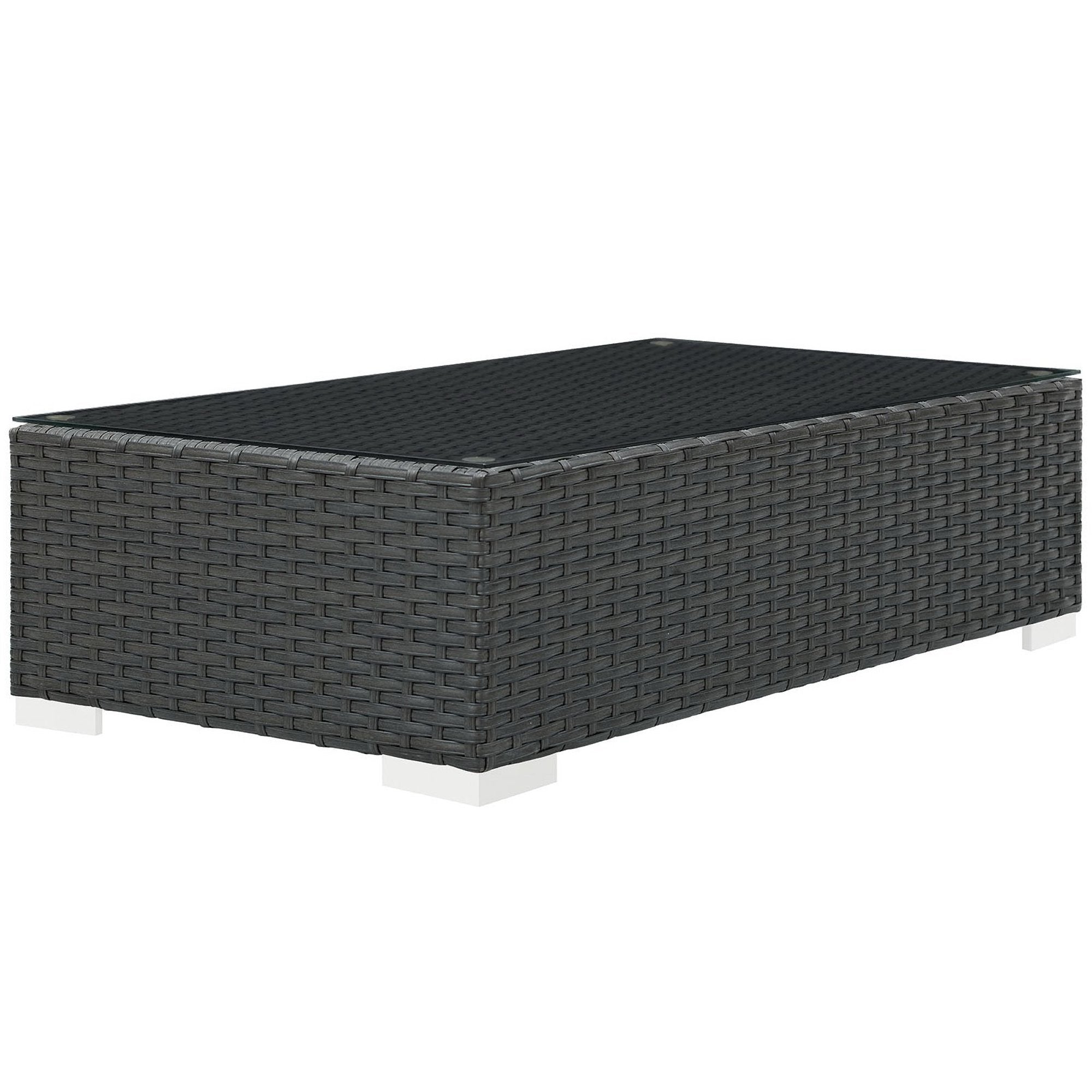 Sojourn Outdoor Patio Coffee Table, Chocolate