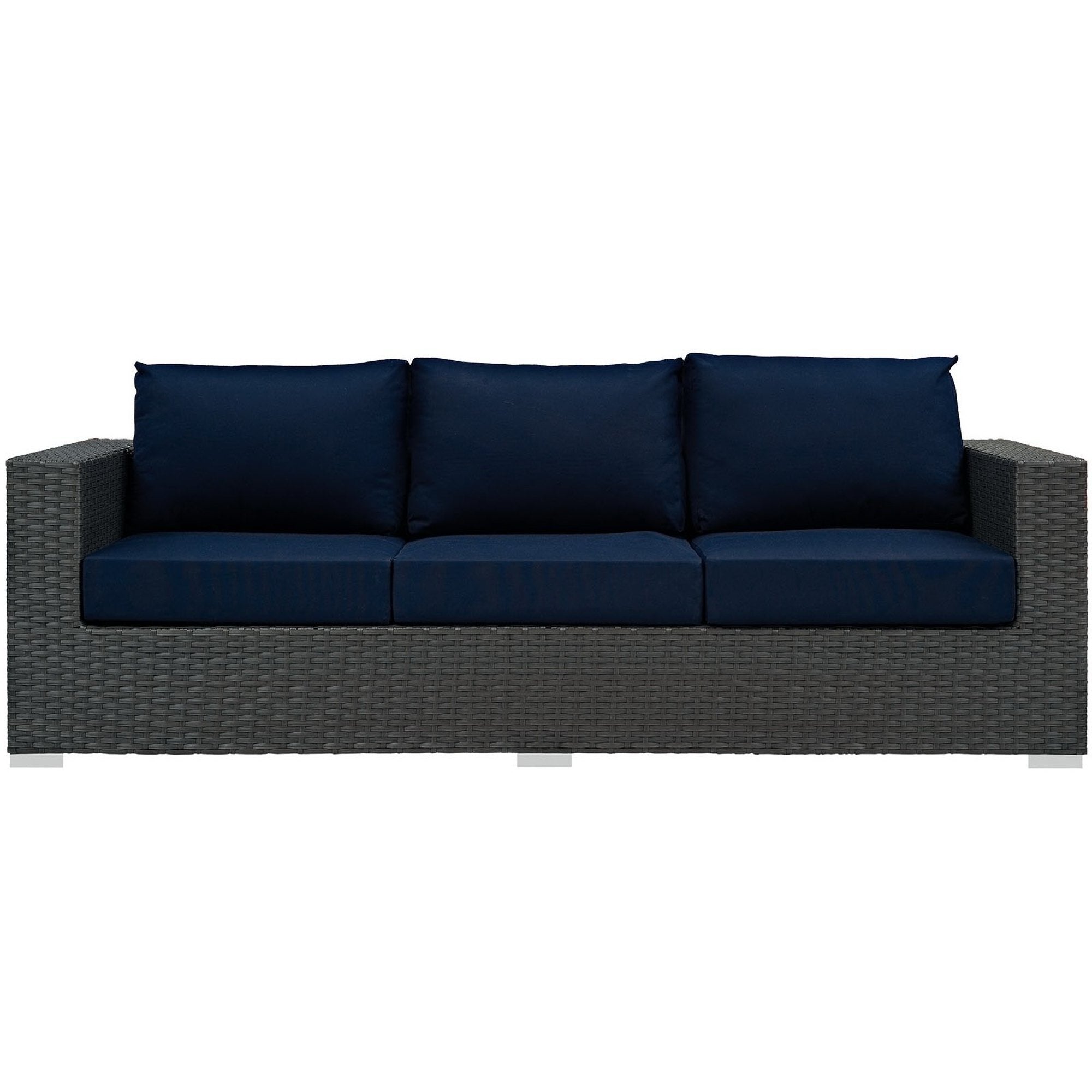 Sojourn Outdoor Patio Sunbrella® Sofa, Canvas Navy