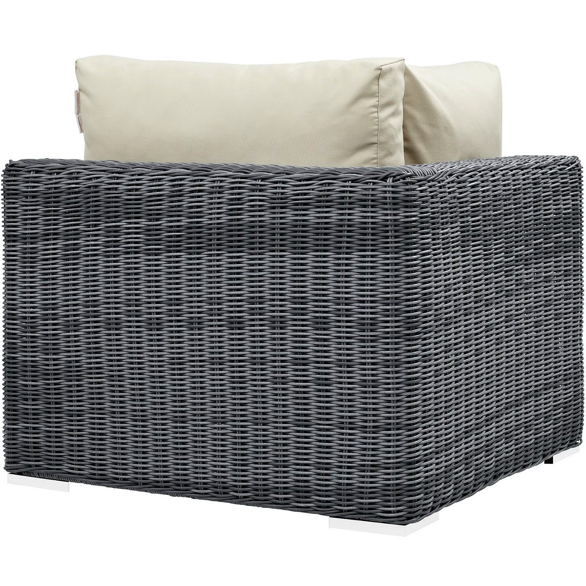 Summon Outdoor Patio Sunbrella® Corner, Canvas Antique Beige