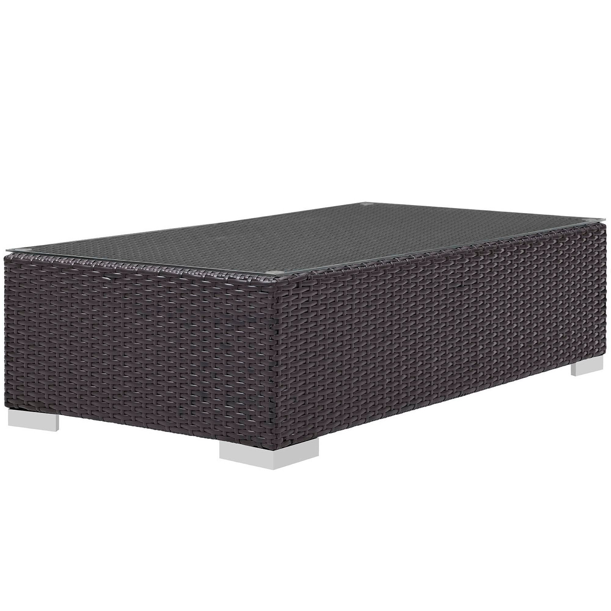 Convene Outdoor Patio Coffee Table, Espresso