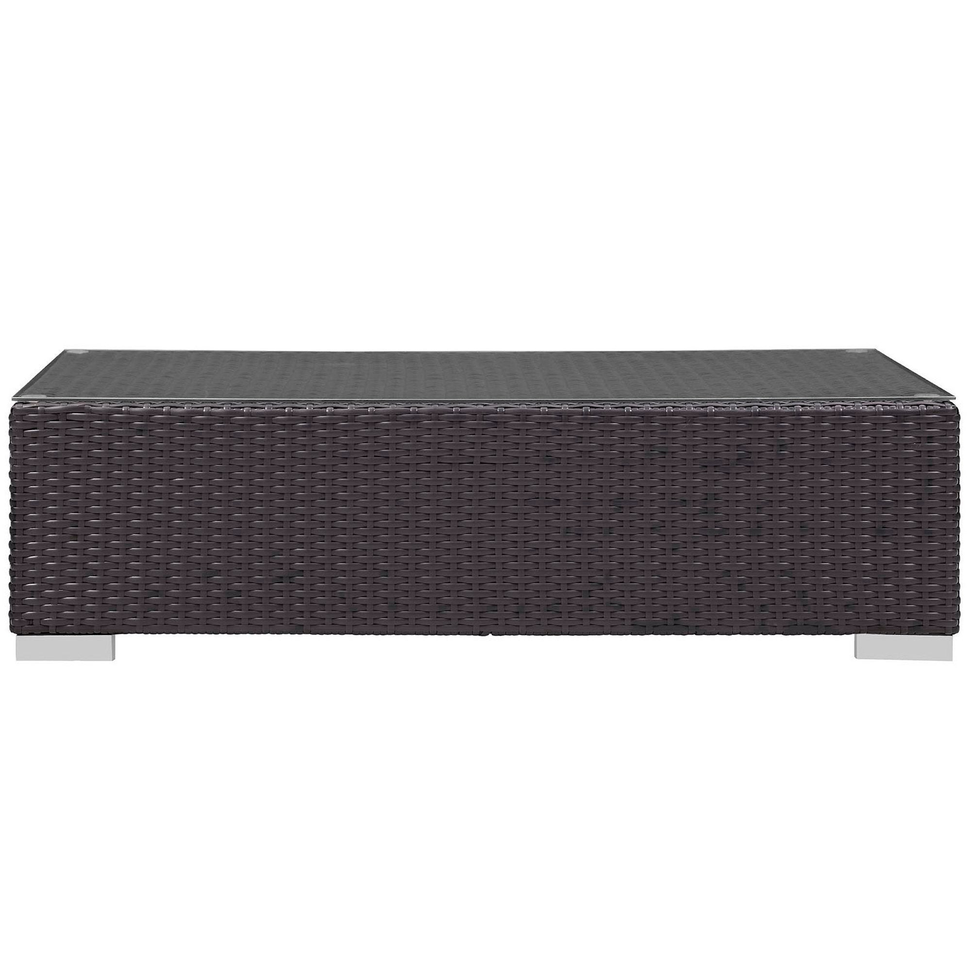 Convene Outdoor Patio Coffee Table, Espresso
