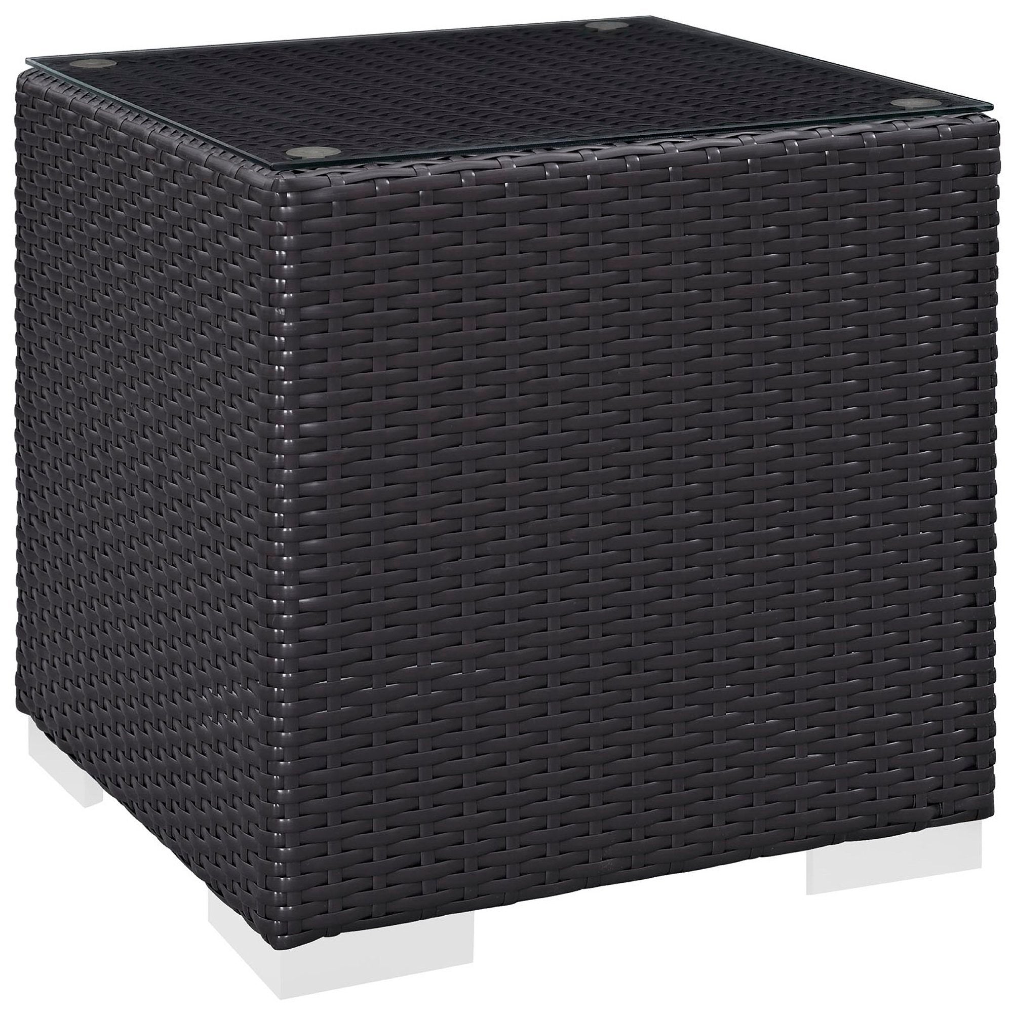Convene Outdoor Patio Side Table, Espresso