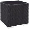 Convene Outdoor Patio Side Table, Espresso
