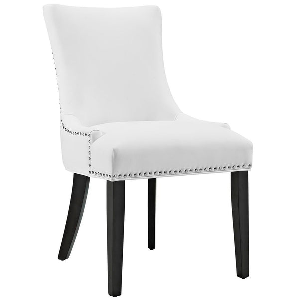 Marquis Vegan Leather Dining Chair, White